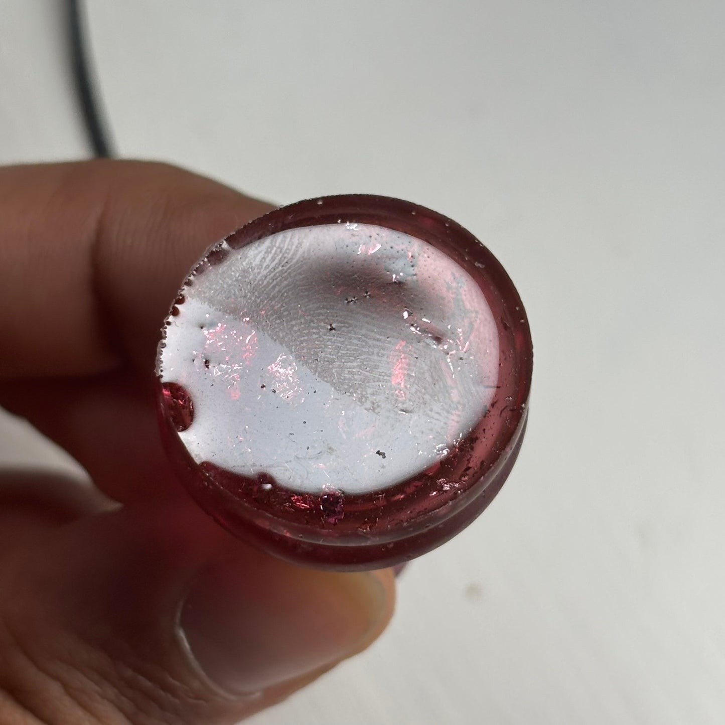 Dark Crystal Red Queen - Handmade Resin Chess Necklace