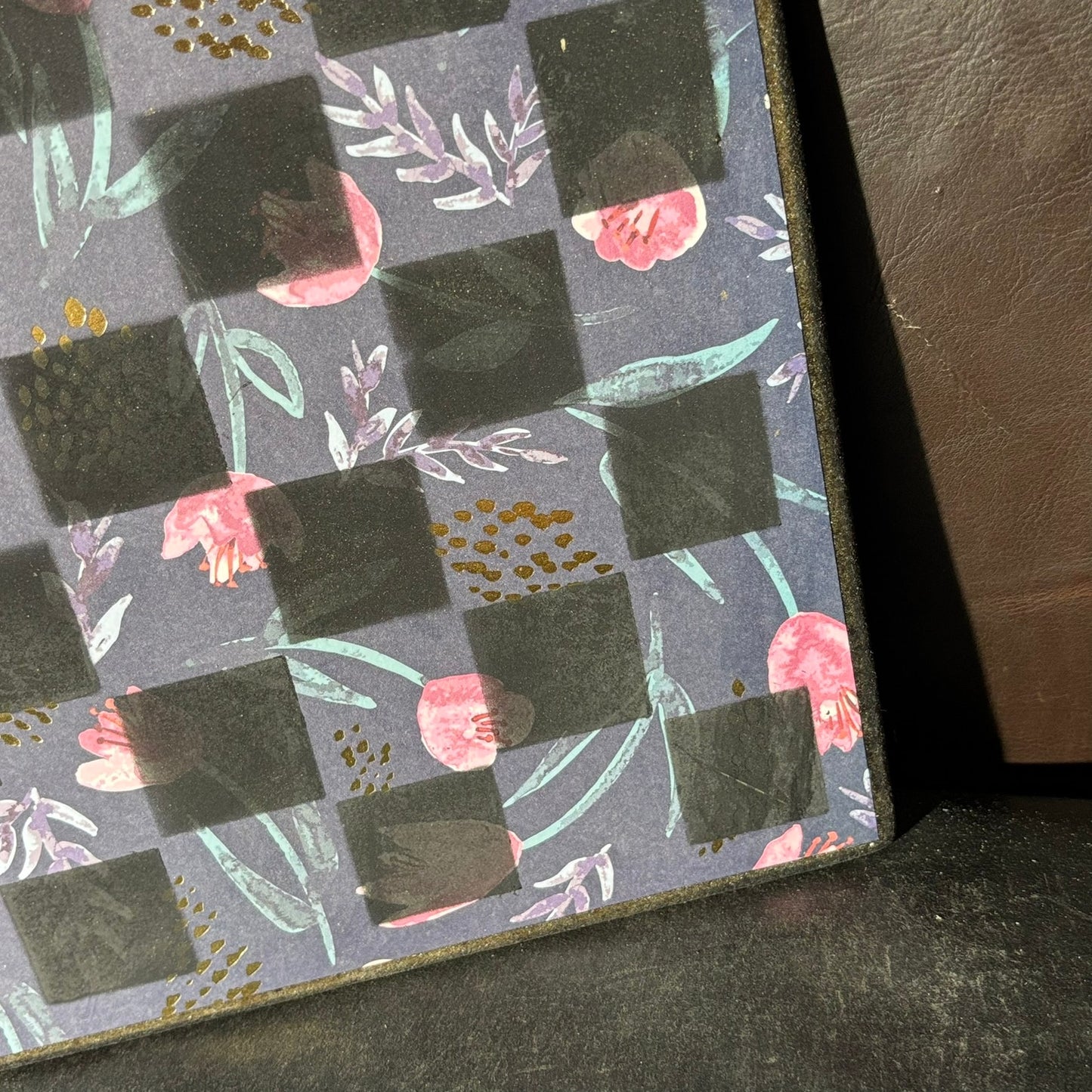 Dark Plants - Scrapbook Chess Board