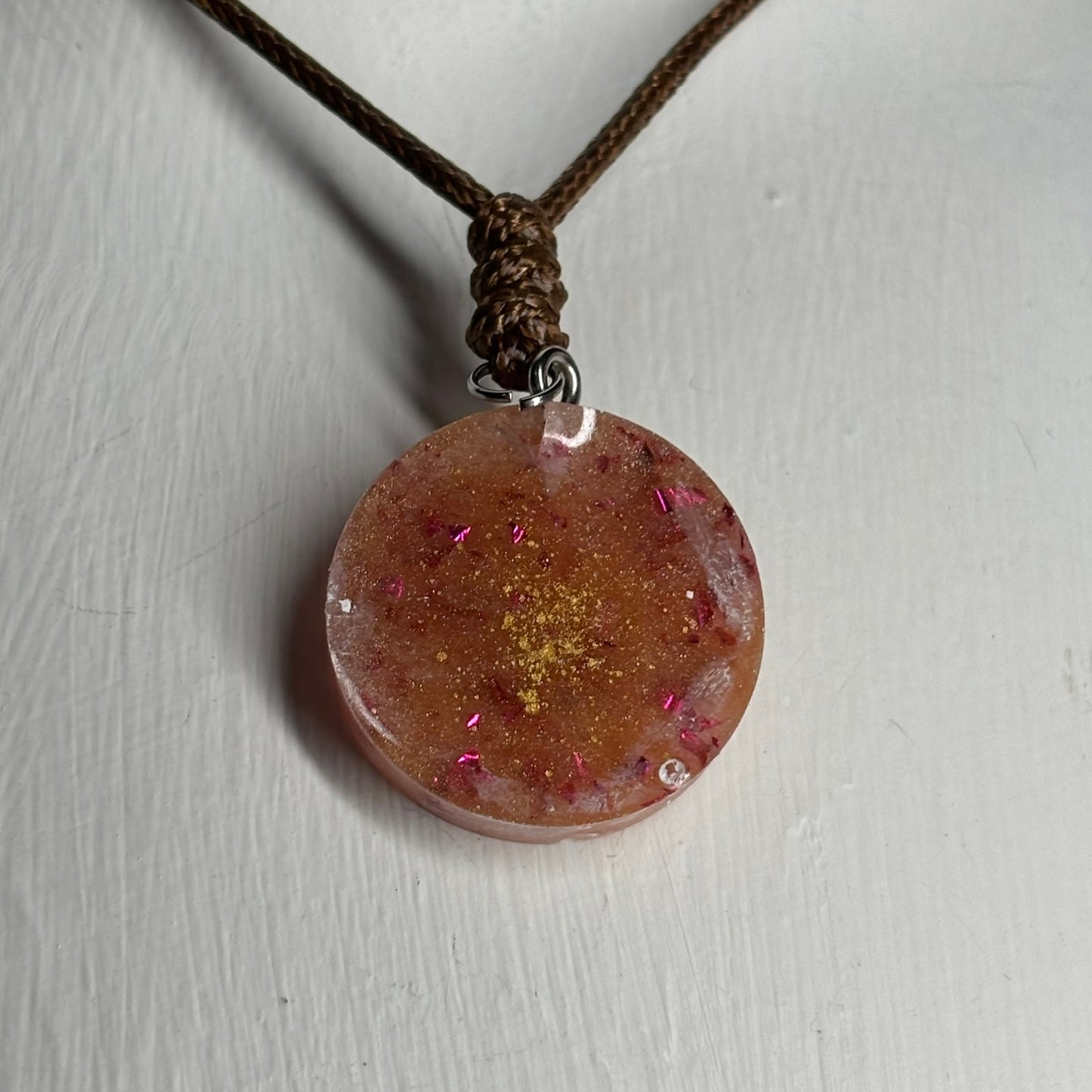 Vintage King - Handmade Resin Chess Necklace