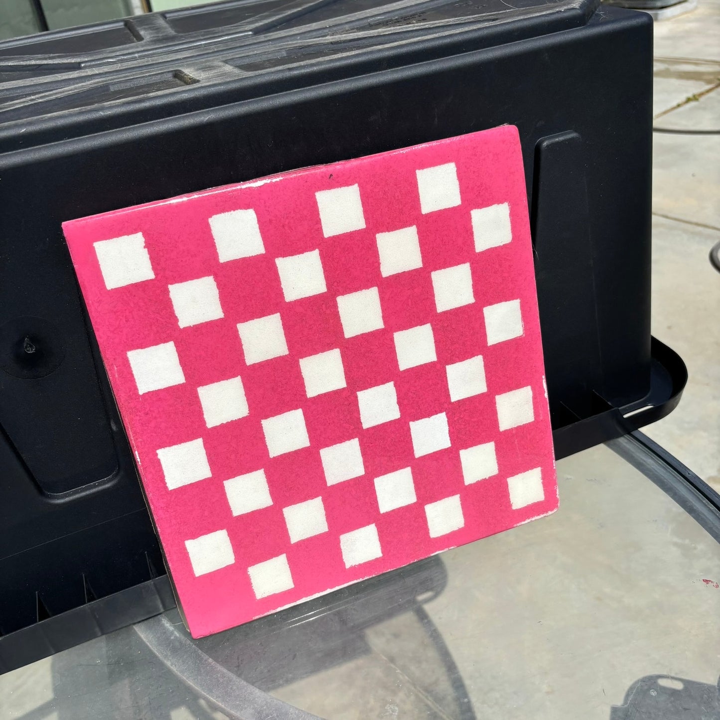 Hot Pink - Resin Coated Chess Board