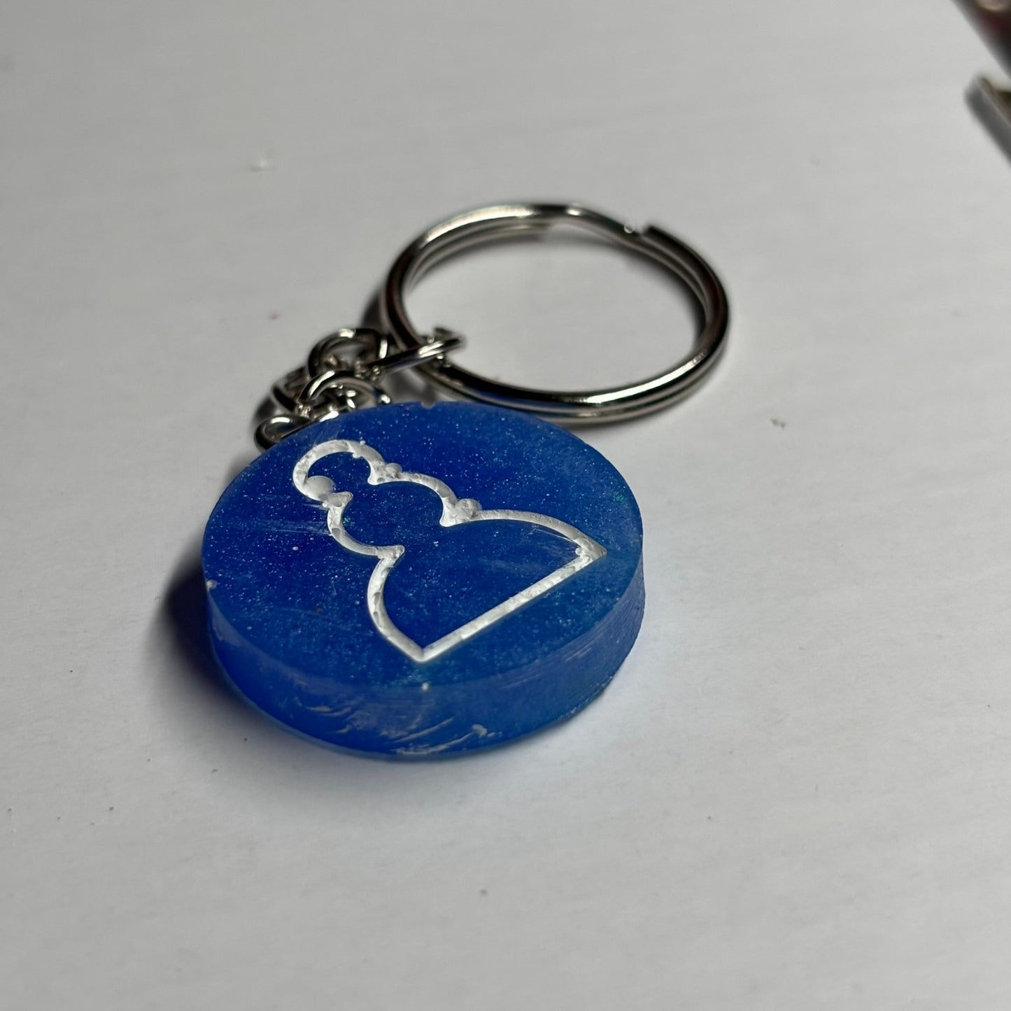 Blue Pawn - Handmade Resin Keychain