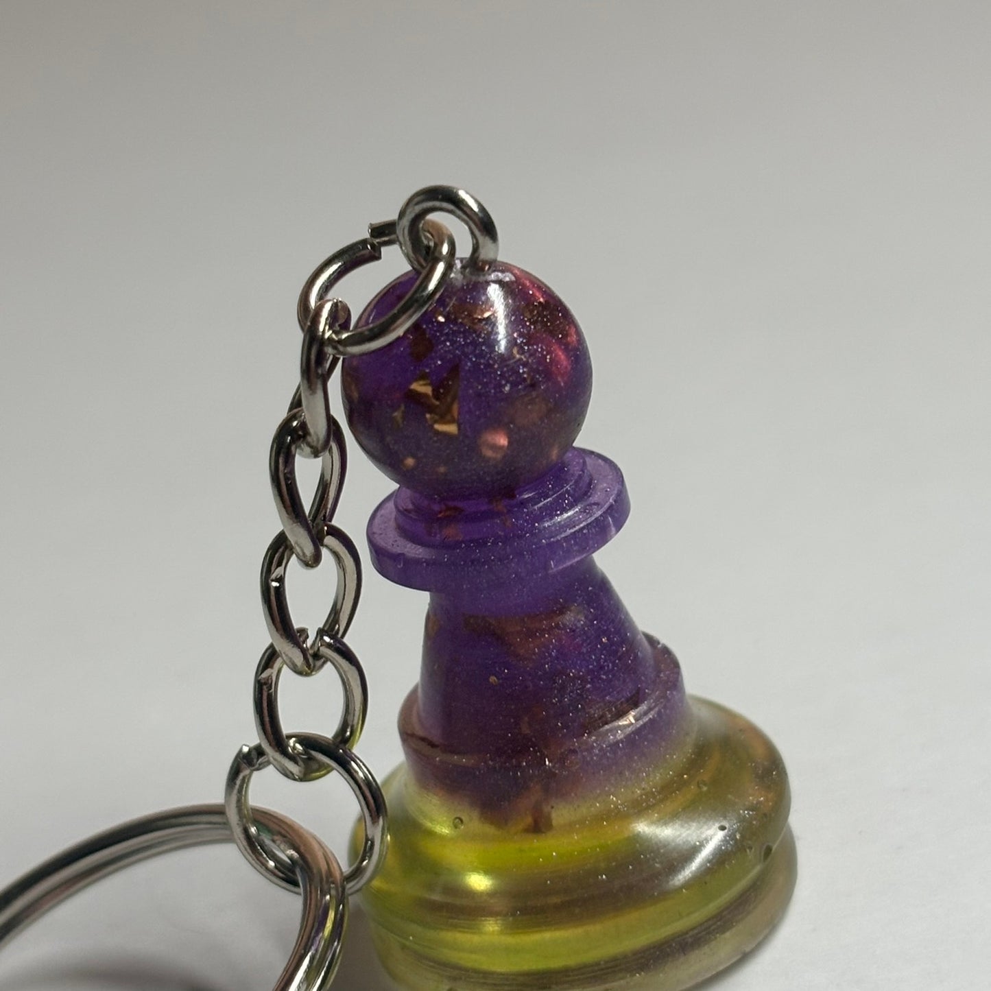 Purple Pawn - Handmade Resin Keychain