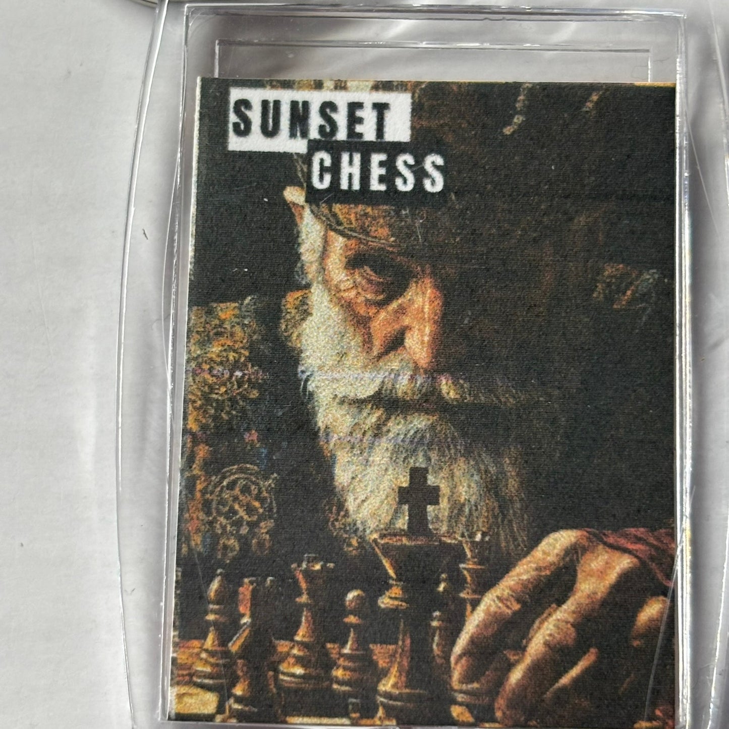 The Elder - Chess  Photo Keychain