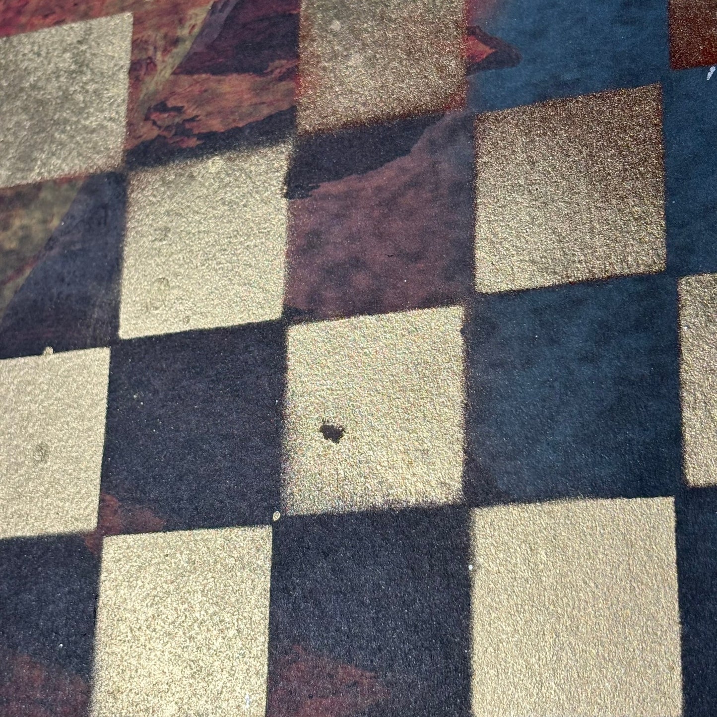 Vintage Rock Gold - Scrapbook Chess Board