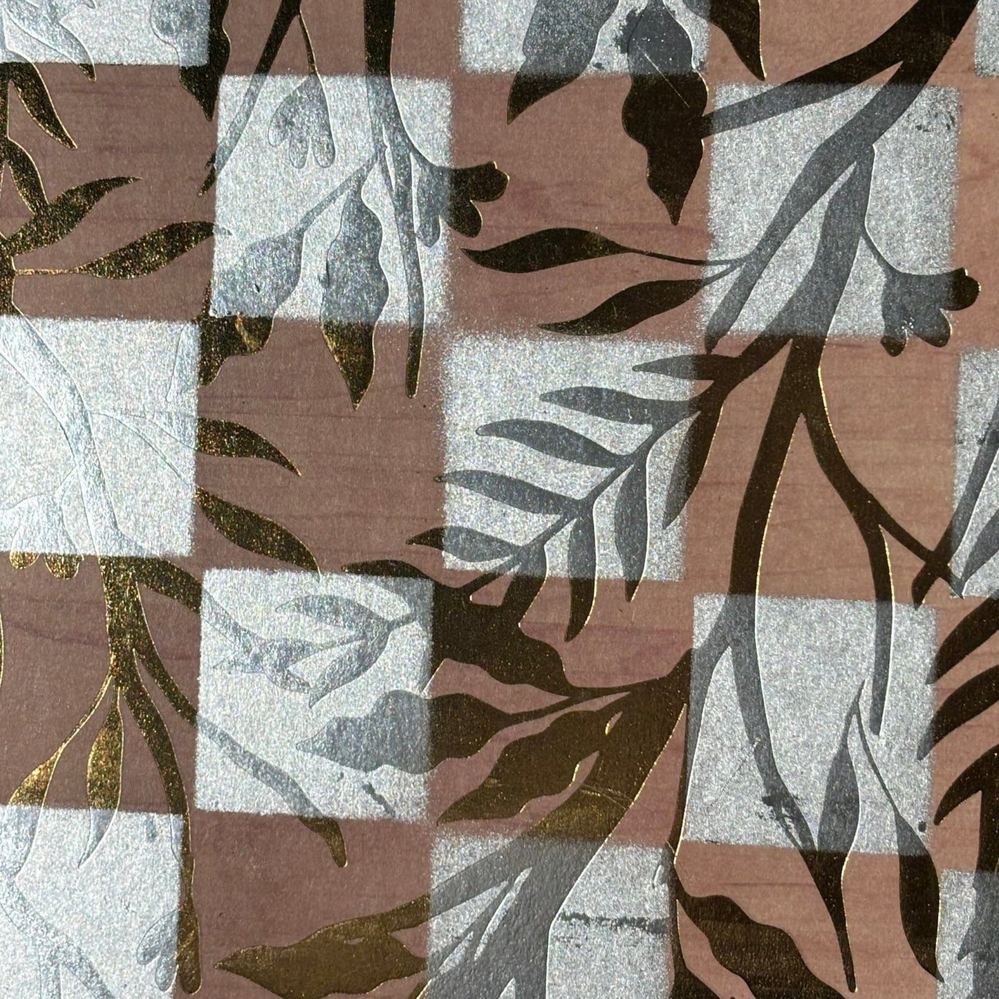 Vintage Golden Chrome - Scrapbook Chess Board