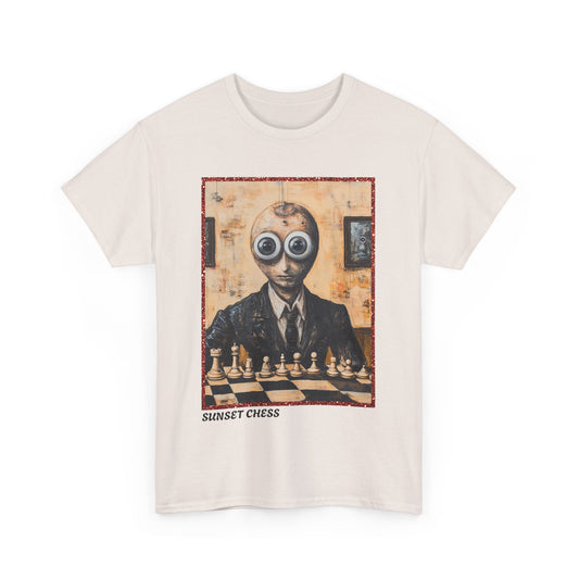 Bug Eyed Joe - Ice Gray Chess T Shirt