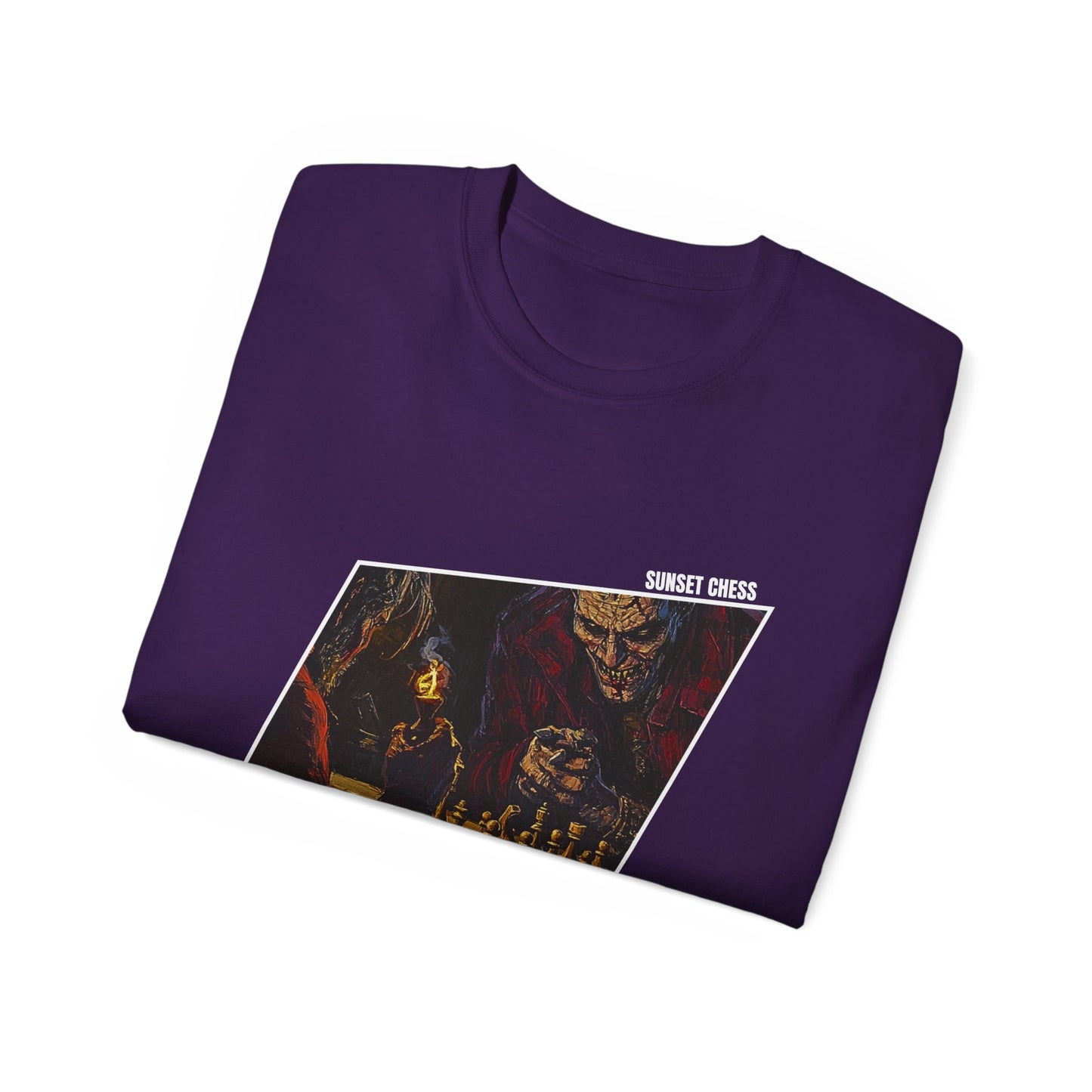 Midnight Games - Purple Chess T Shirt