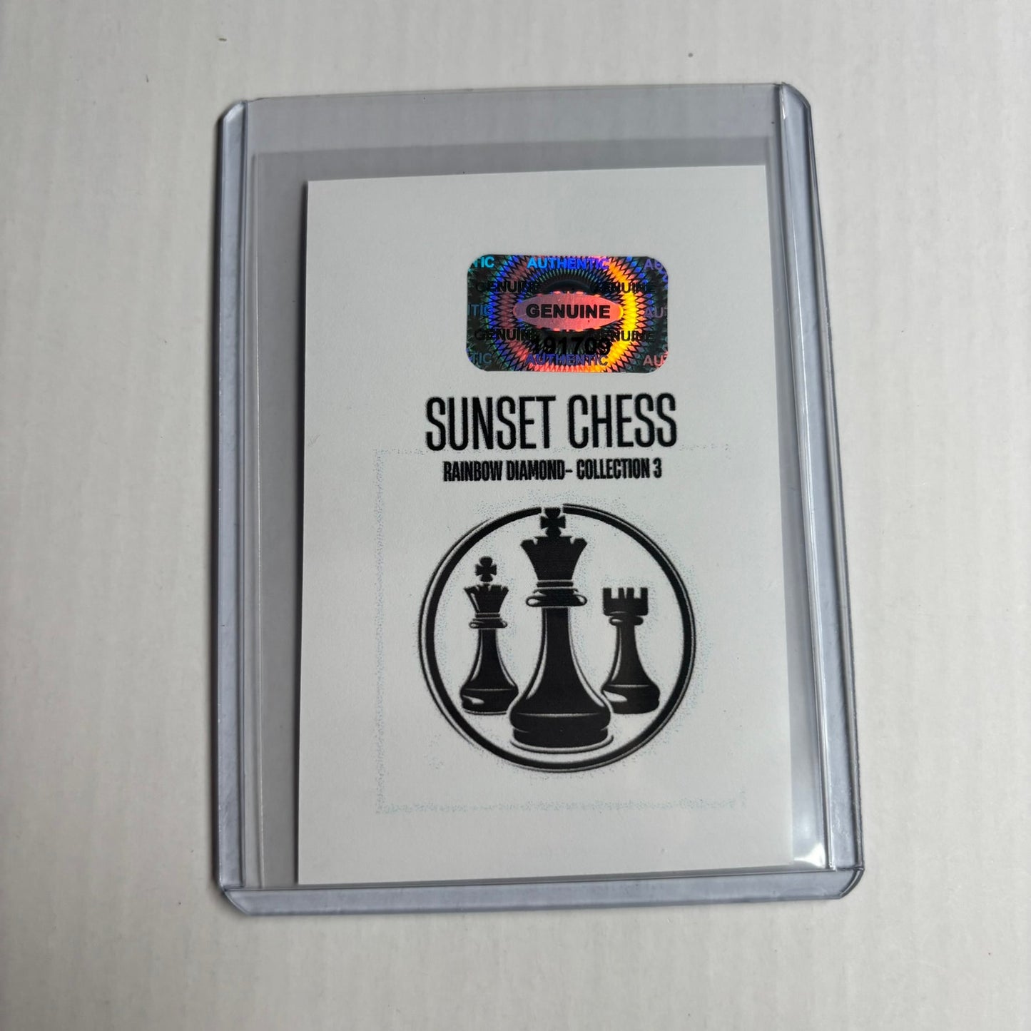 Rainbow Diamond Collection 3 Card #1 - Scrapbook Trading Card