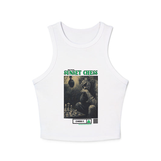 Lost Swamp - Women's White Chess Tank Top