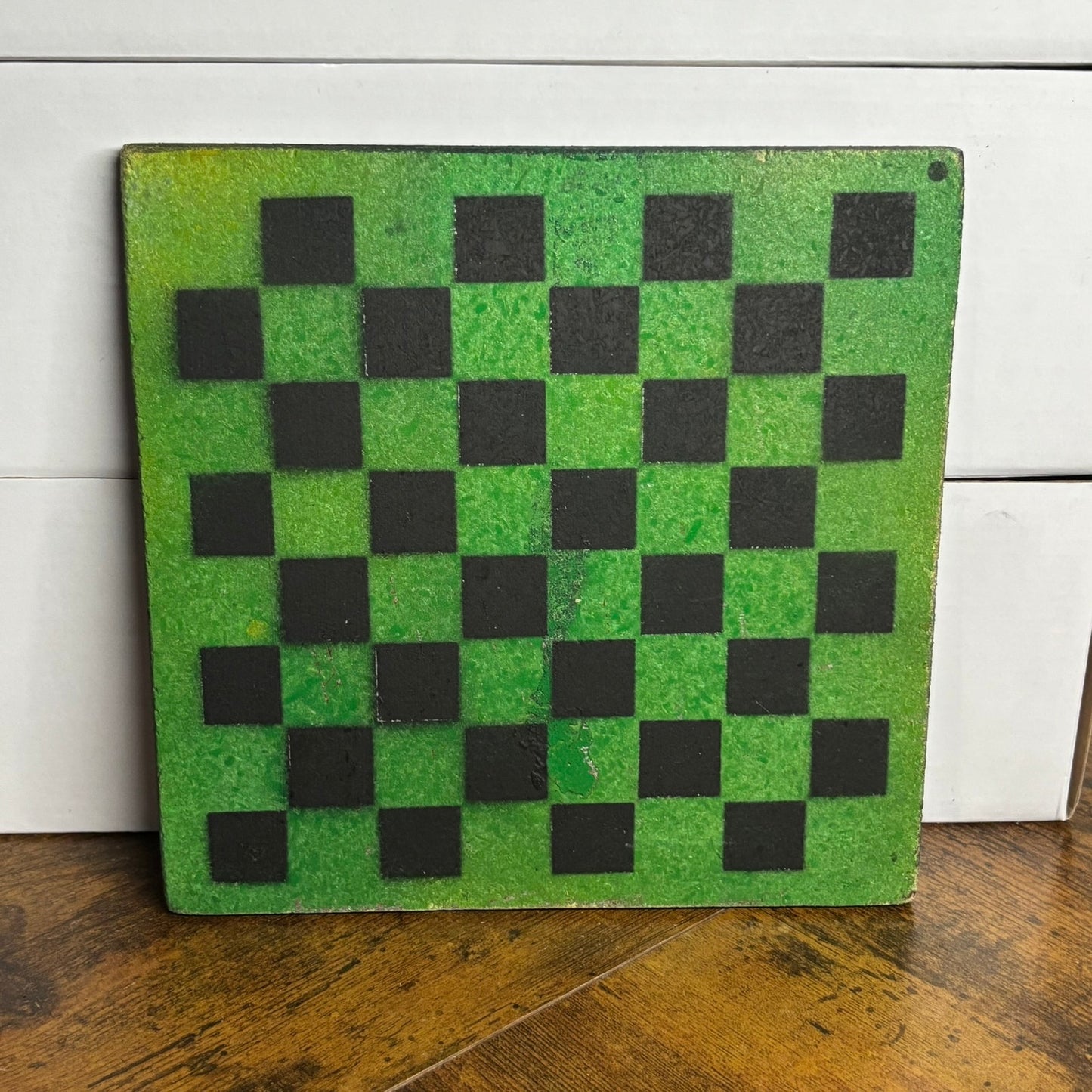 Lush Green - Painted Double Sided Chess Board