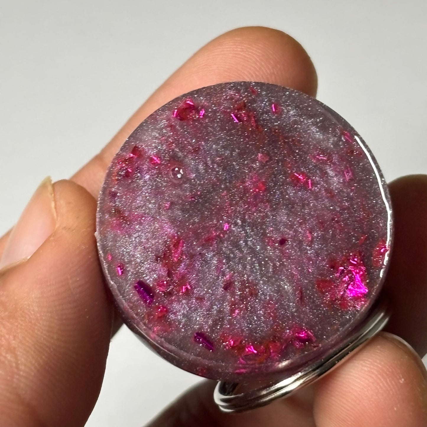 Purple Supreme Pawn - Handmade Resin Keychain - Large Edition