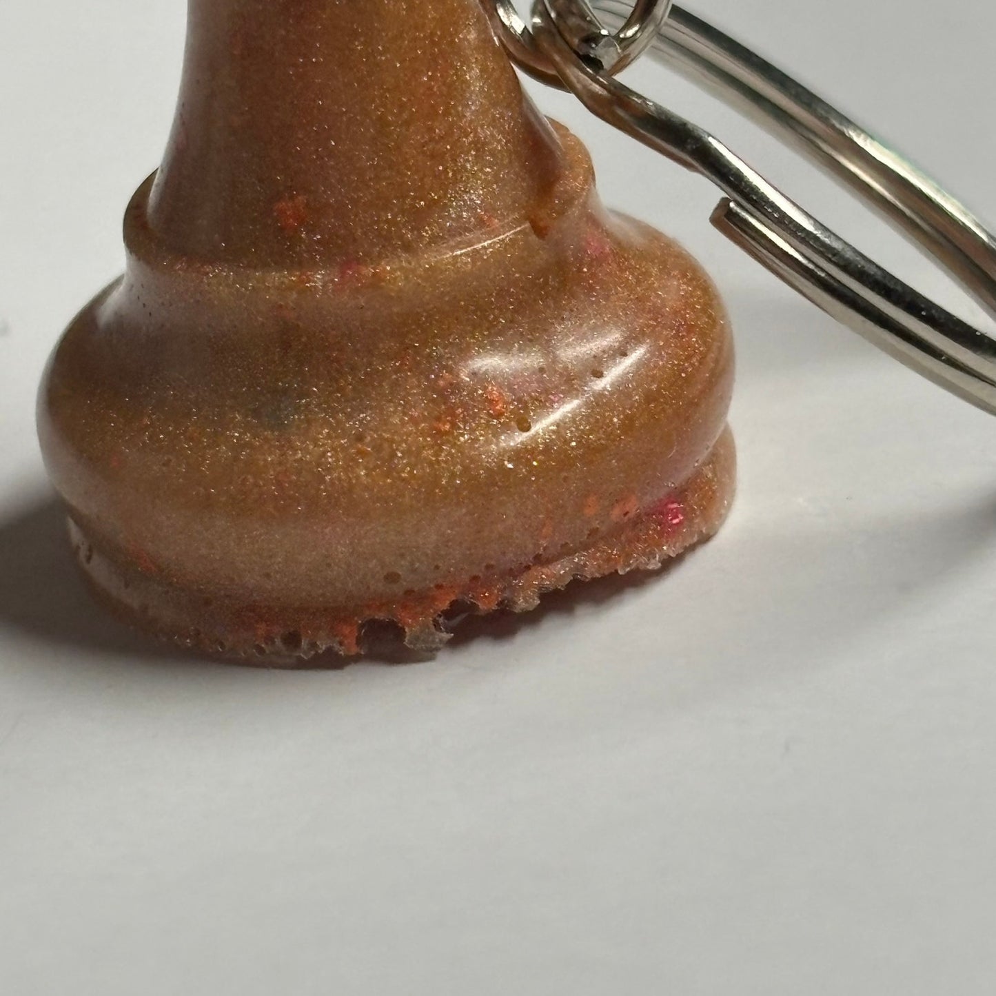 Orang/Brown Bishop - Handmade Resin Keychain
