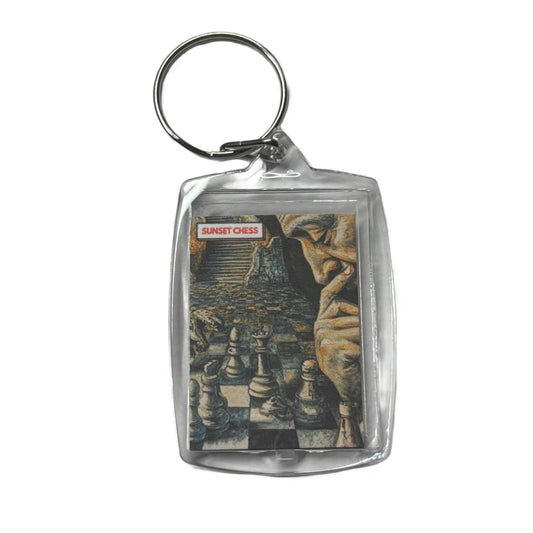 Deep Thoughts - Chess  Photo Keychain