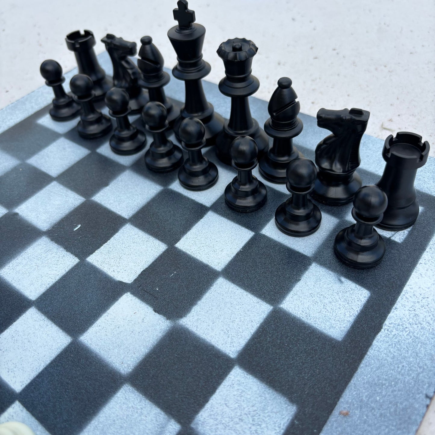 Gray Edition - Painted Chess Set