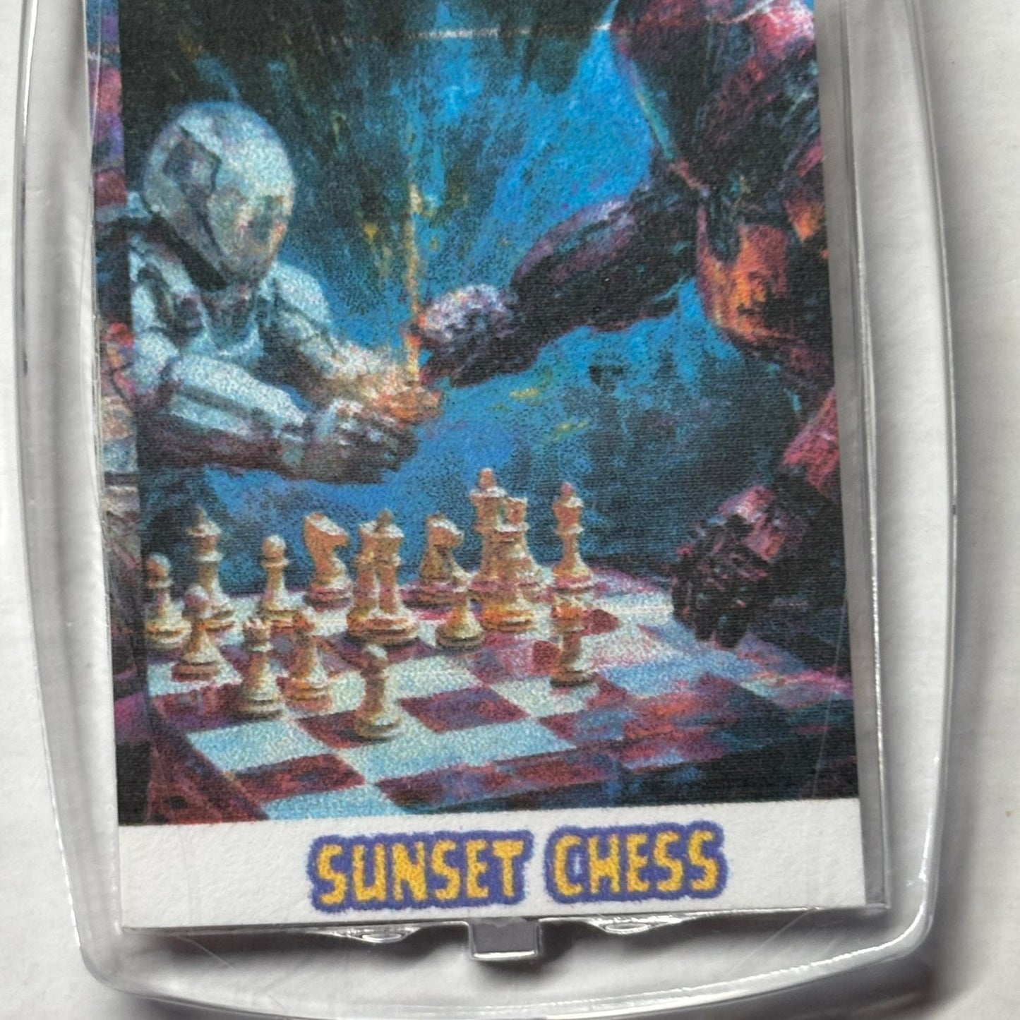 Robots Clash - Chess  Photo Keychain
