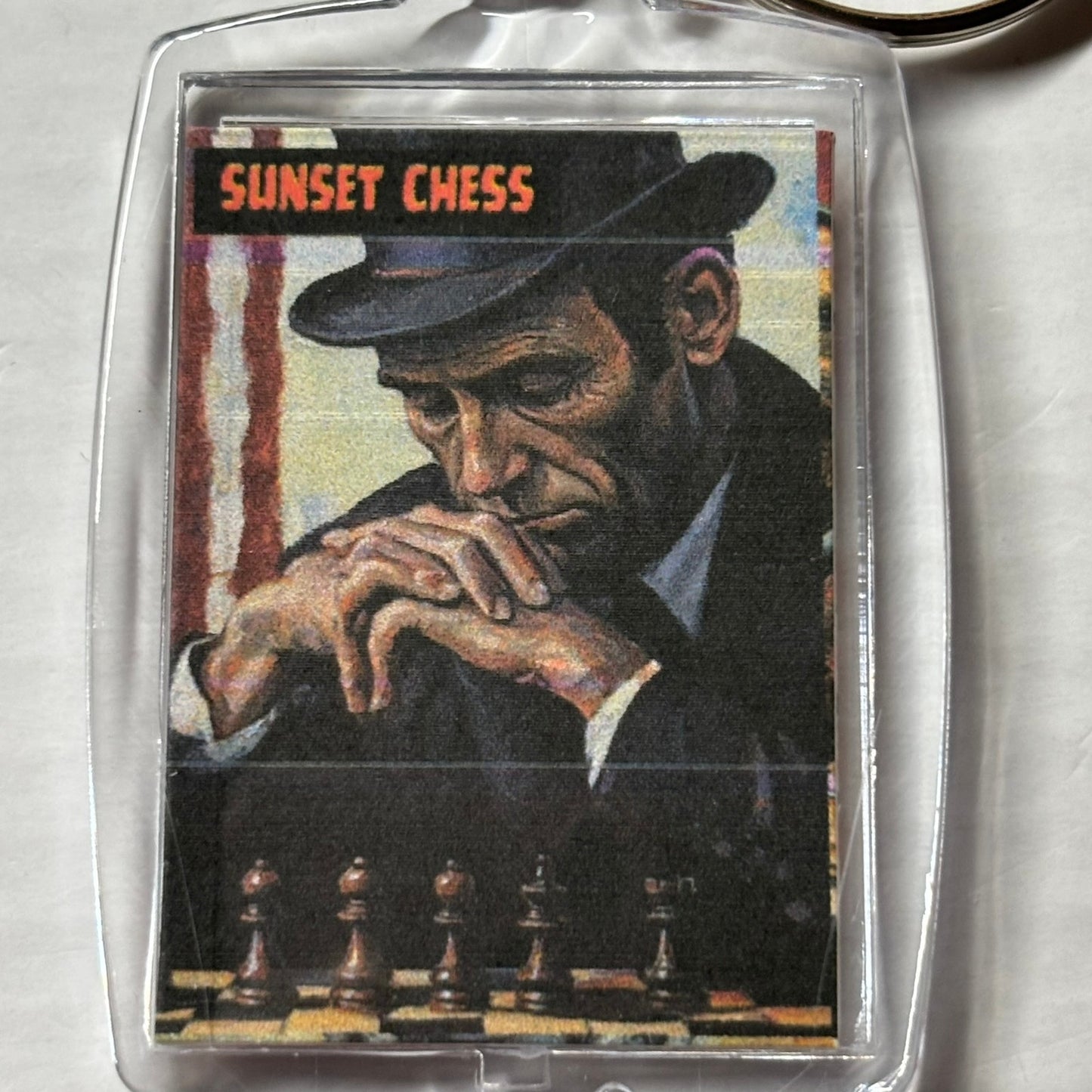 Lincoln - Chess  Photo Keychain
