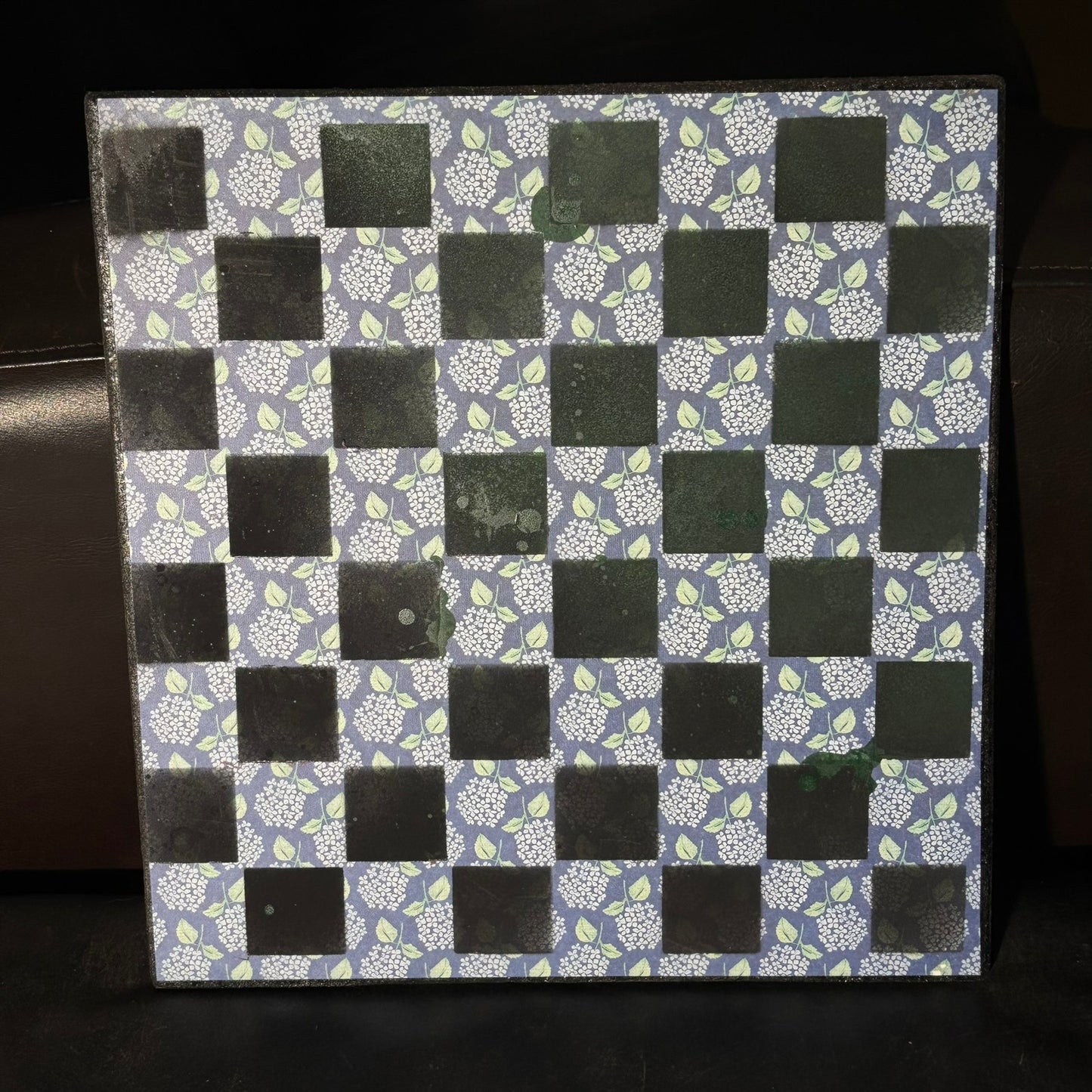 Shade Green - Scrapbook Chess Board