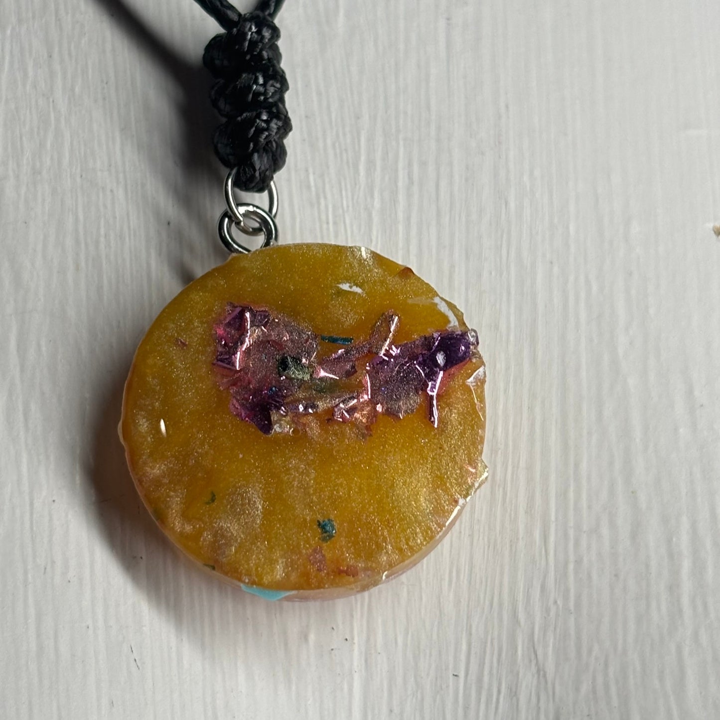 Banana Yellow Pawn - Handmade Resin Chess Necklace