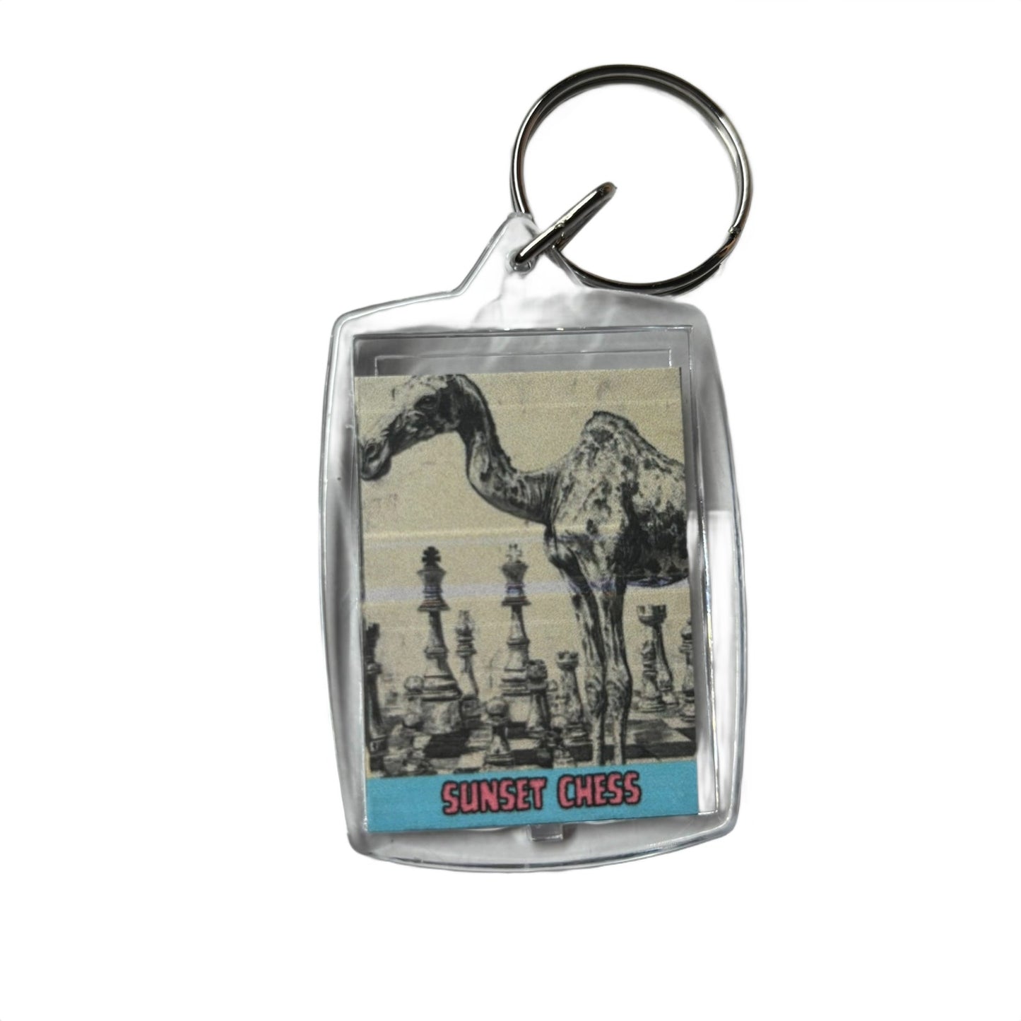 Mr. Longneck - Chess  Photo Keychain