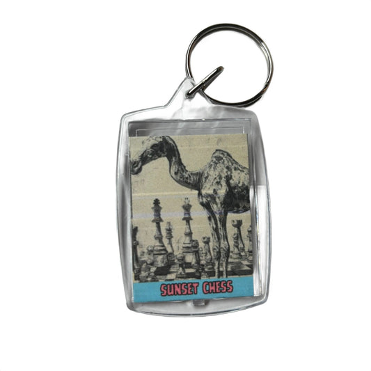 Mr. Longneck - Chess  Photo Keychain