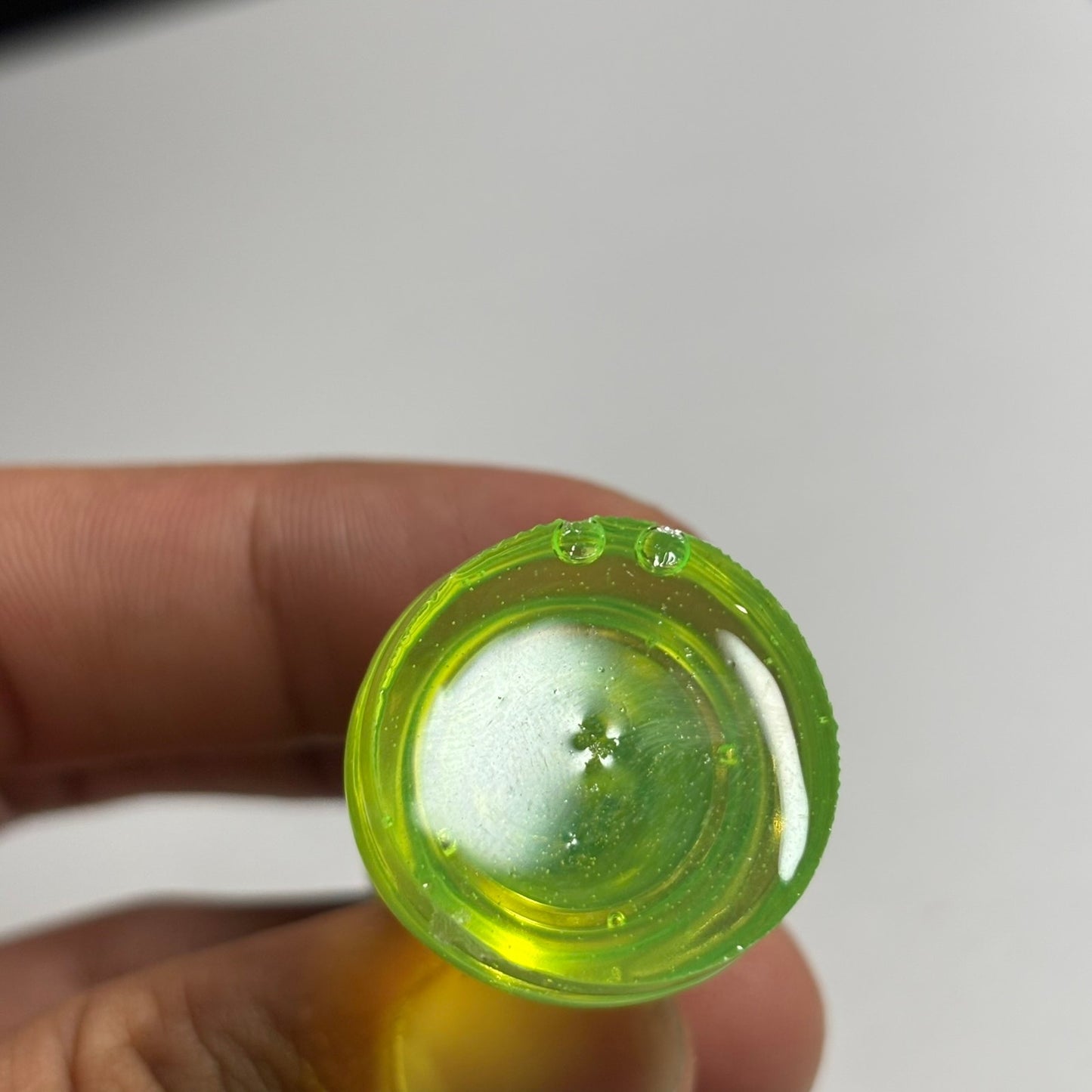Lime Green Rook - Handmade Resin Keychain