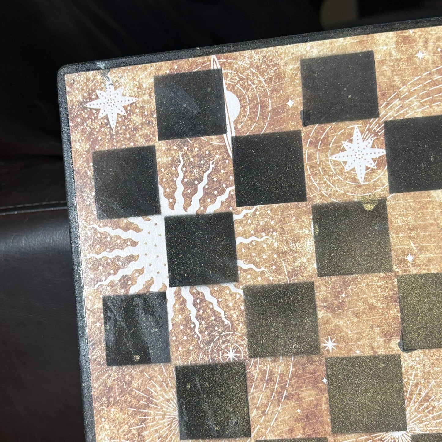 Golden Sun - Scrapbook Chess Board