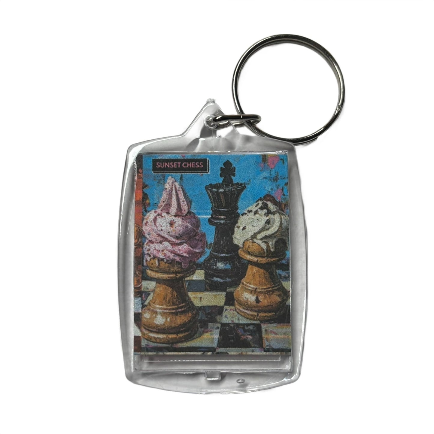 Sweat Treats - Chess  Photo Keychain