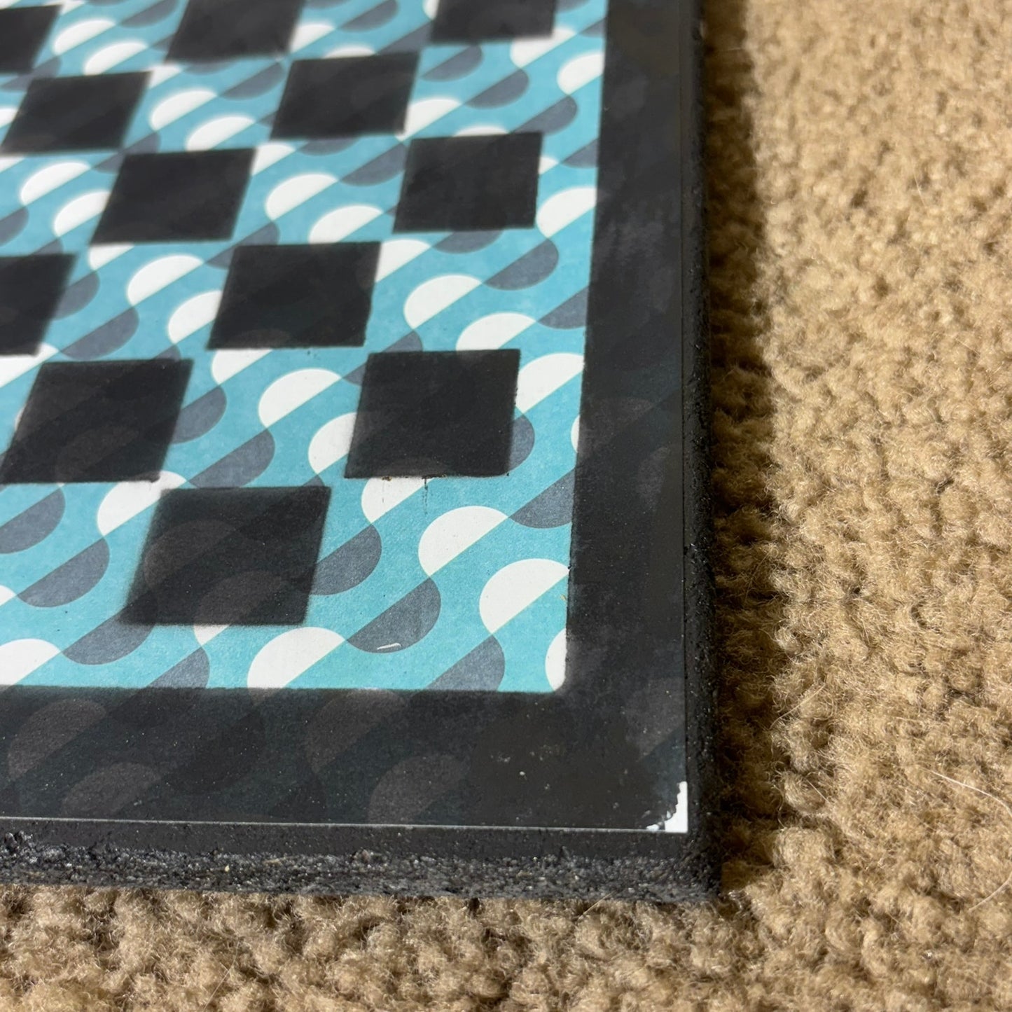 Aqua Green - Scrapbook Chess Board