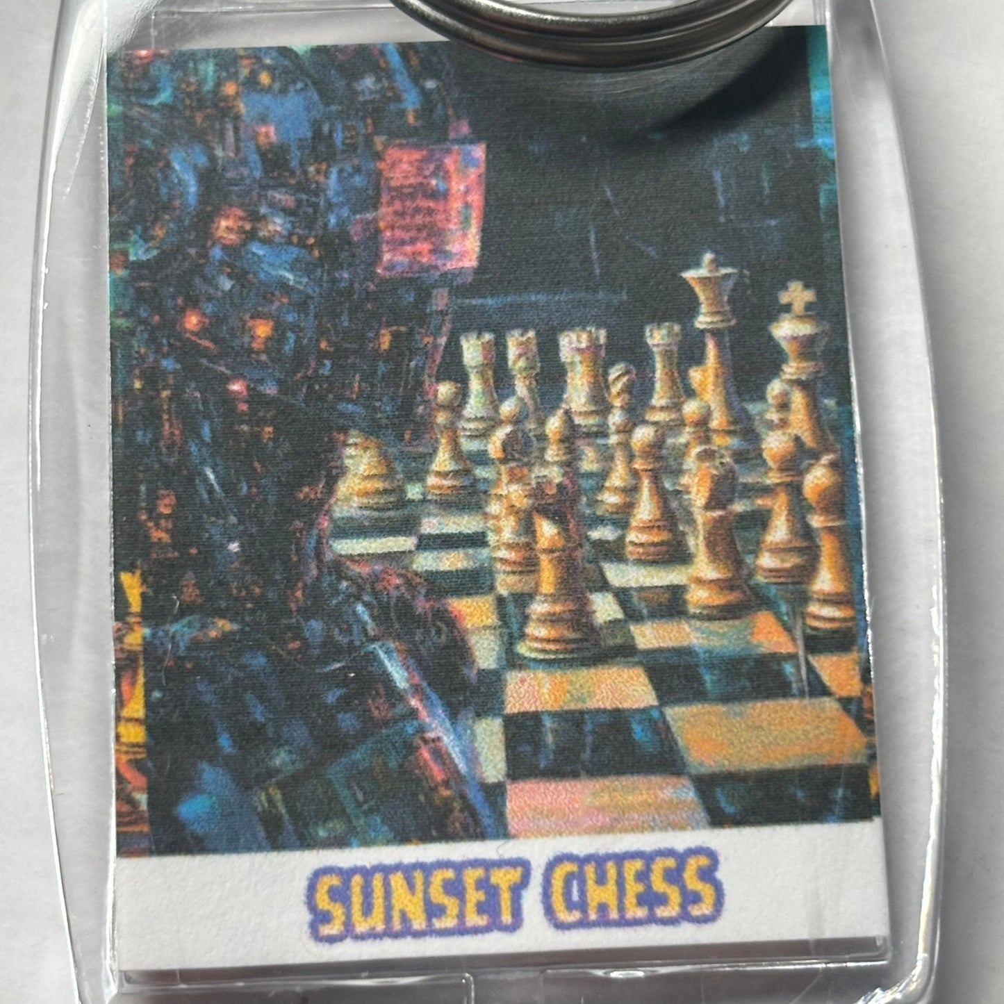 Undercover - Chess  Photo Keychain