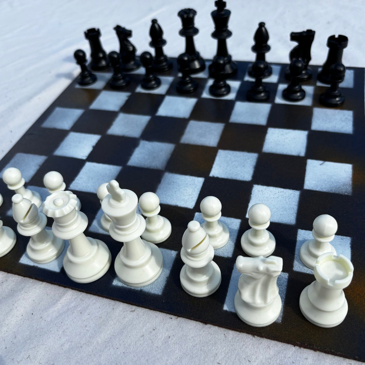 Alien Dark - Painted Chess Set