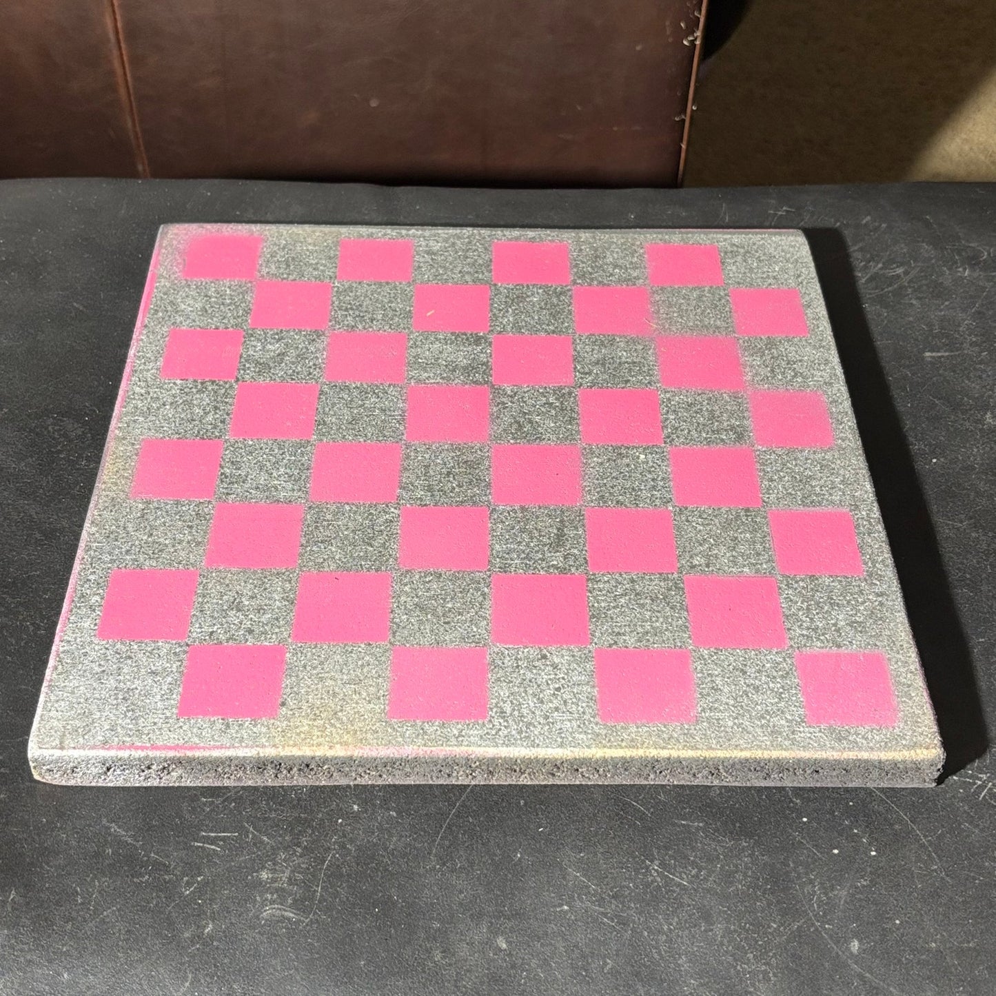 Chrome Pink - Painted Chess Set