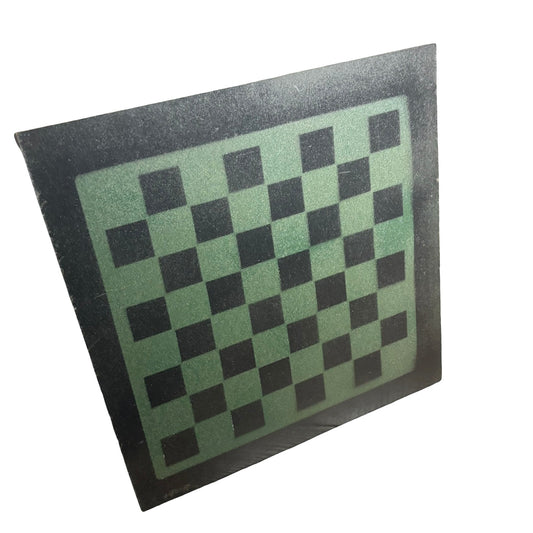 Stealth Green - Painted Chess Board