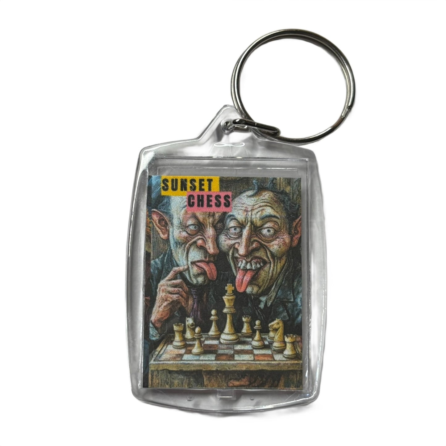 Yuck! - Chess  Photo Keychain