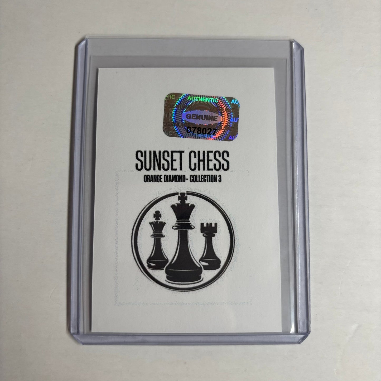 Orange Diamond Collection 3 - Trading Card