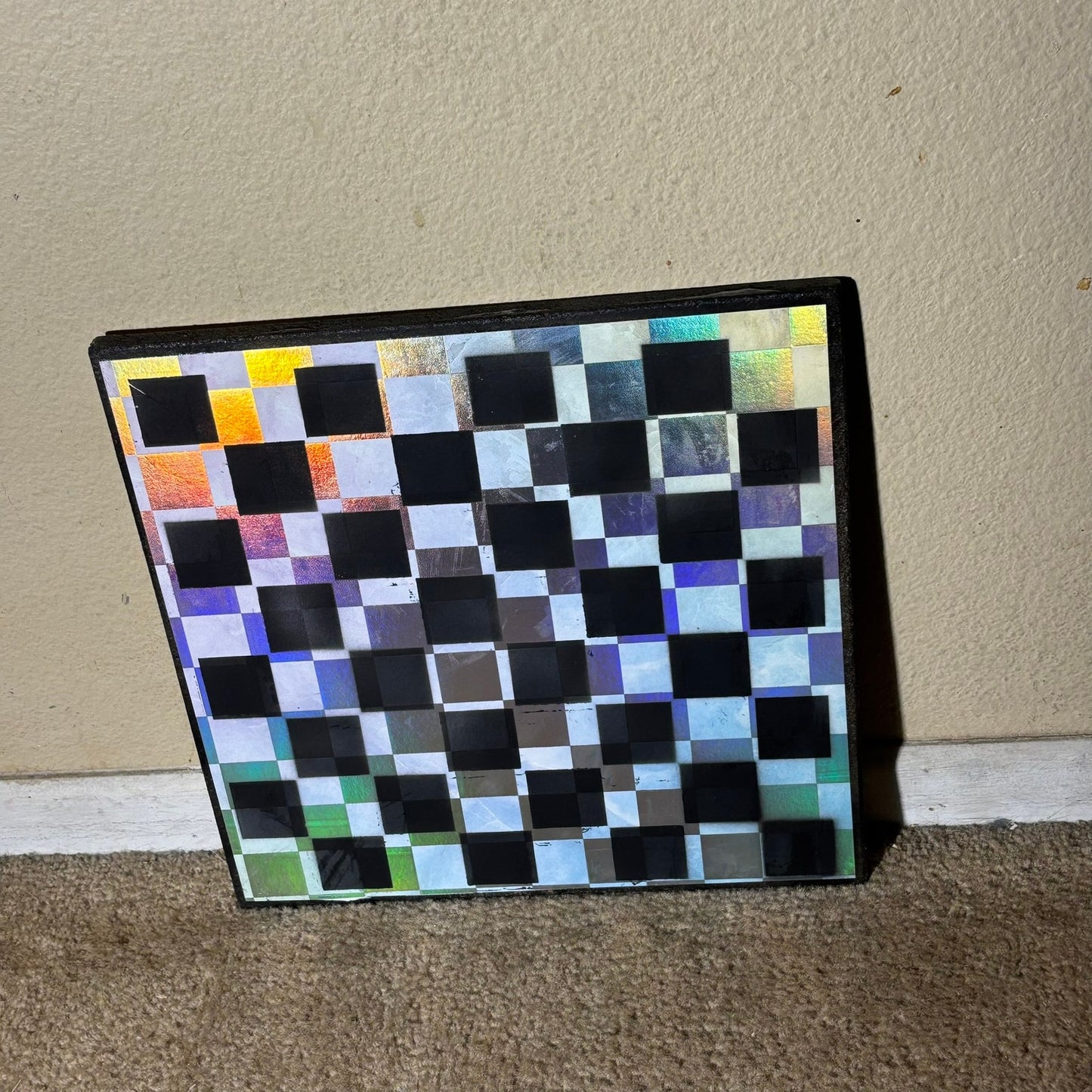 Shine Squares - Scrapbook Chess Board