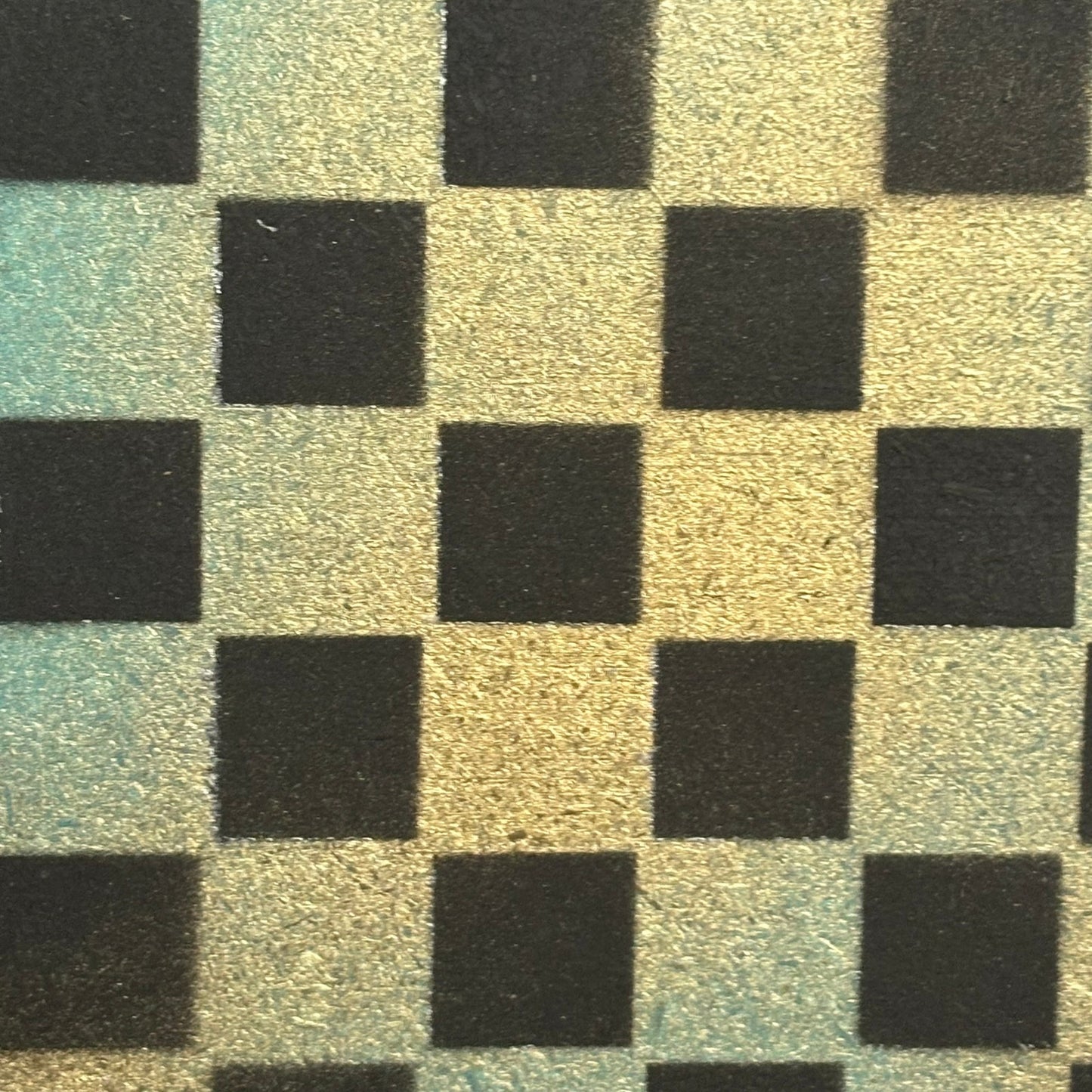 Green Yellow Hue - Painted Double Sided Chess Board