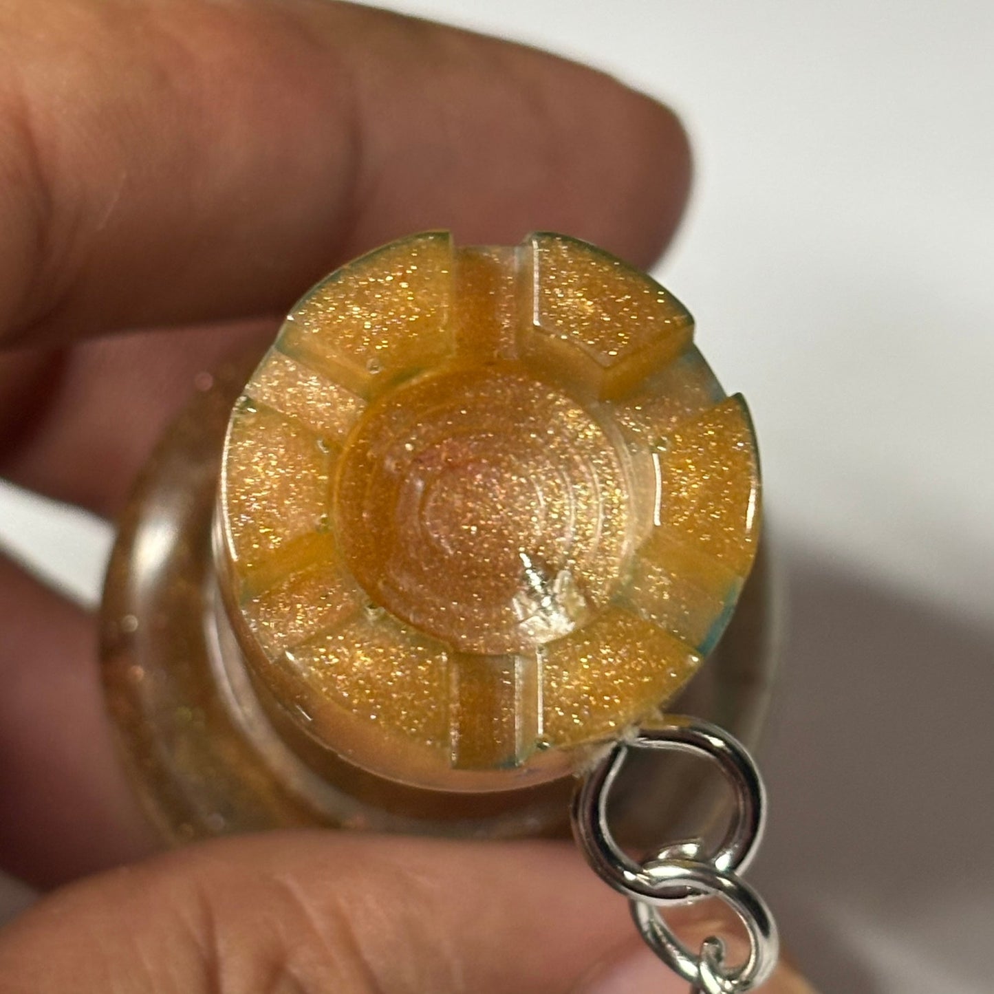 Banana Royal Rook - Handmade Resin Keychain - Large Edition