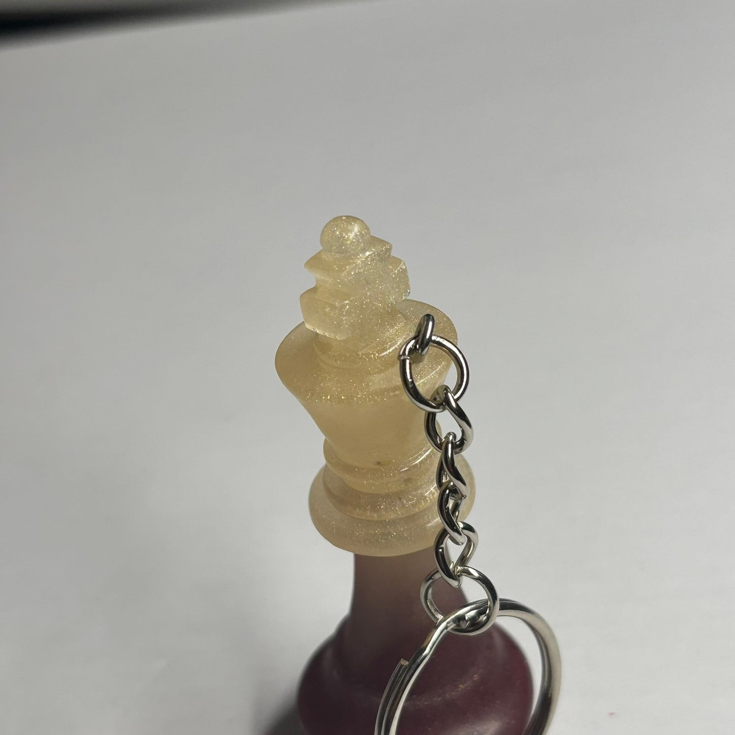 Red Velvet Bottom King - Handmade Resin Keychain