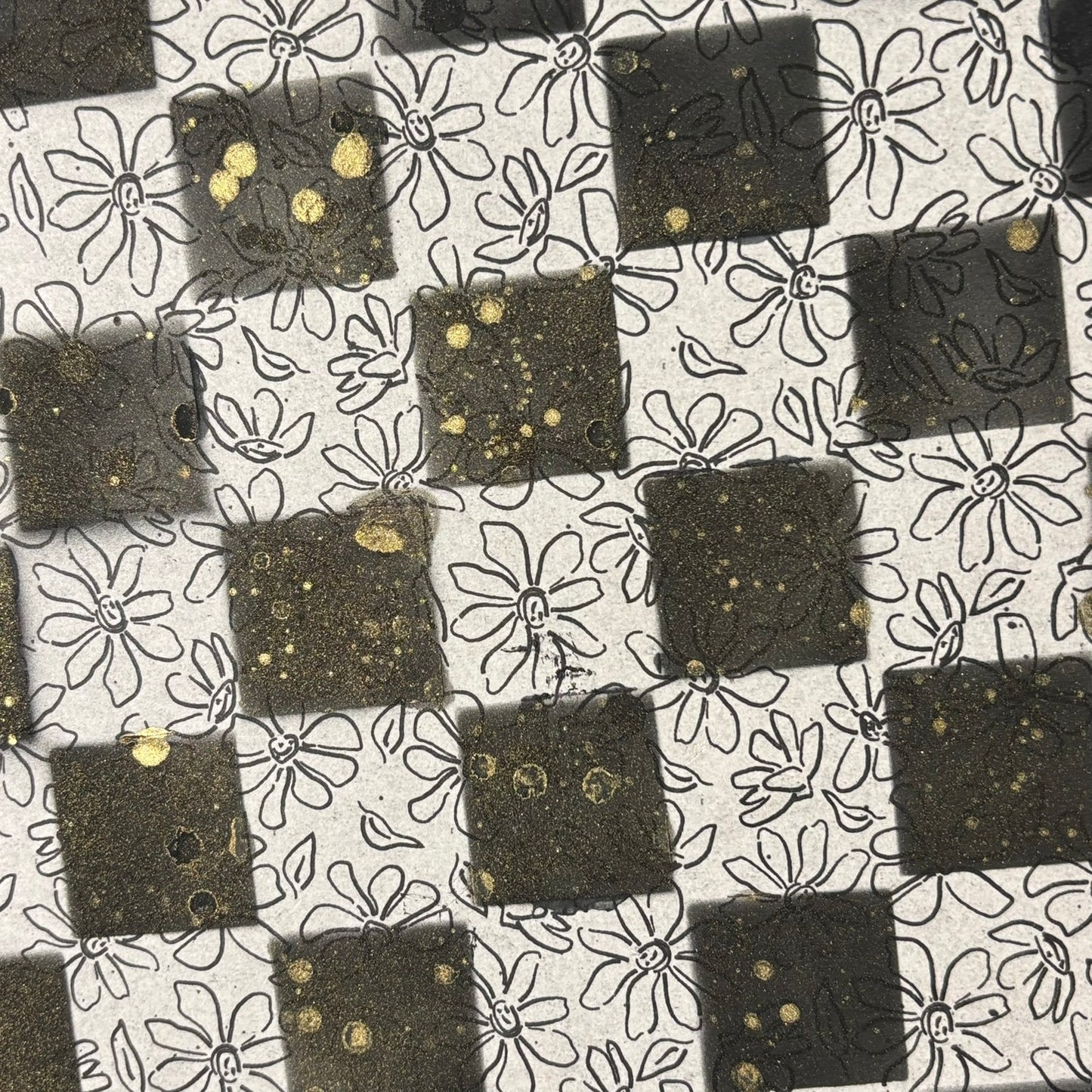 Black & White - Scrapbook Chess Board