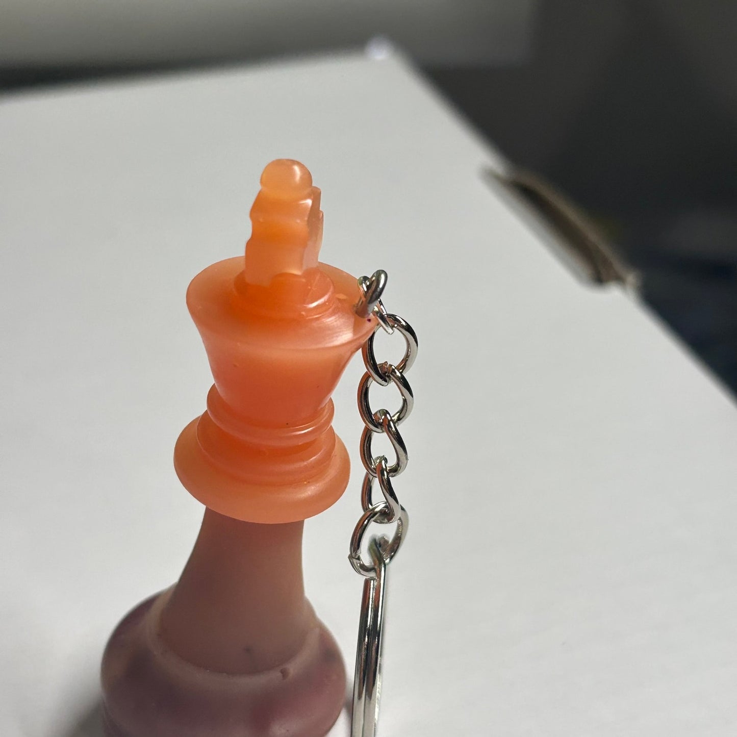 Orange Brown king - Handmade Resin Keychain