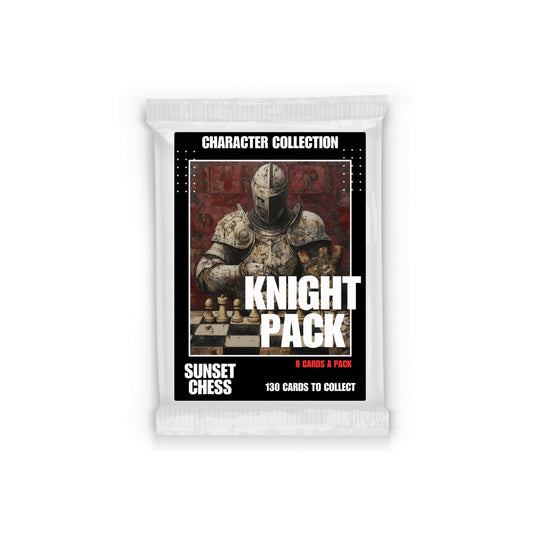 Knight Edition - Sunset Chess Scrapbook Card Pack