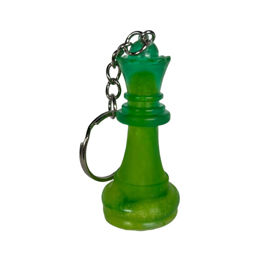 Green Lime Handmade Resin Keychain - One of a Kind Design