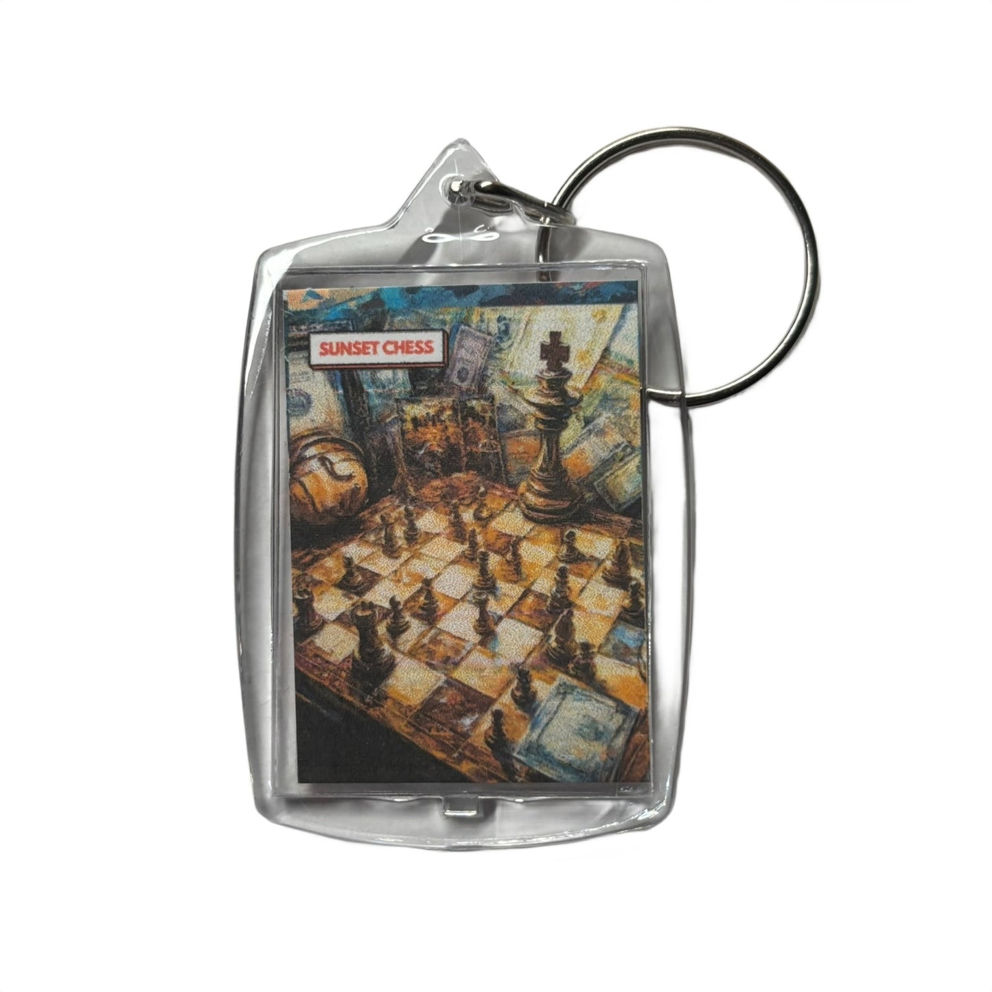 The Board - Chess  Photo Keychain