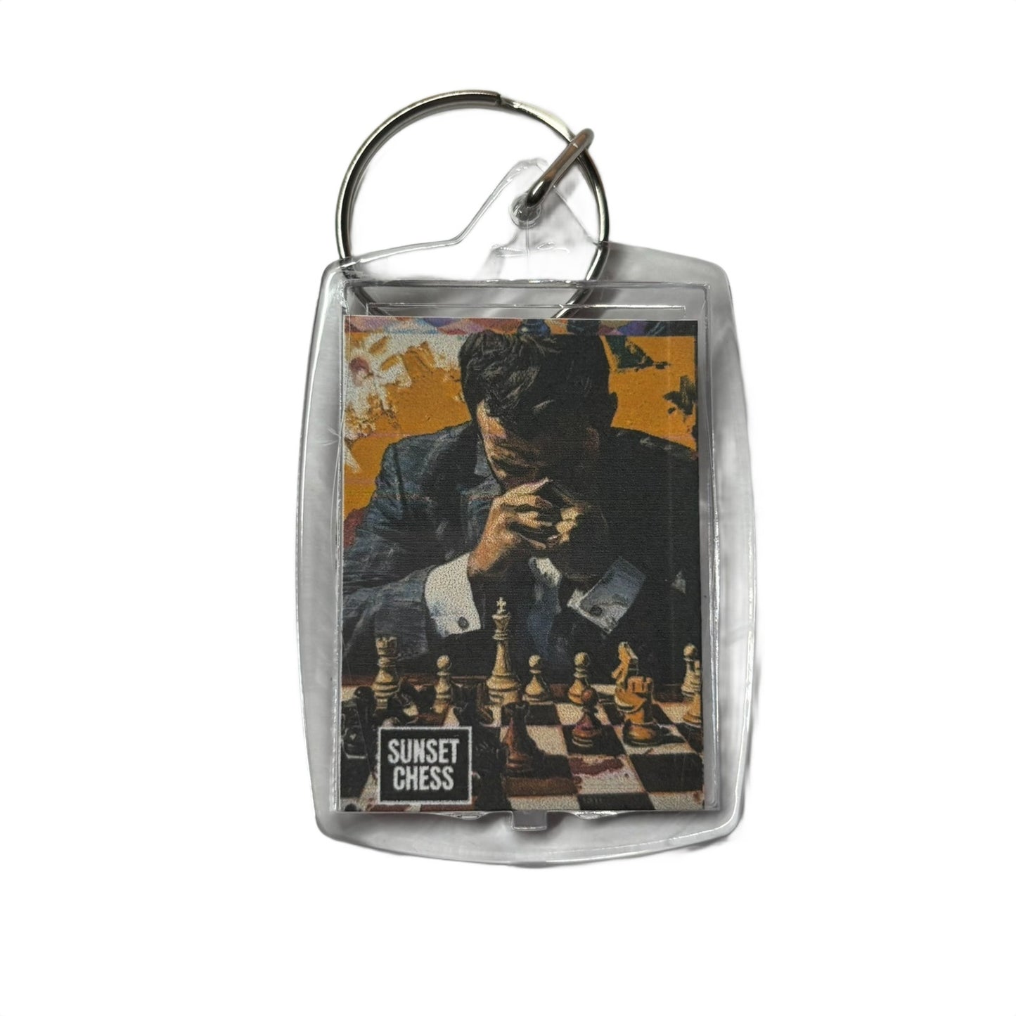 Heavy Thoughts - Chess  Photo Keychain