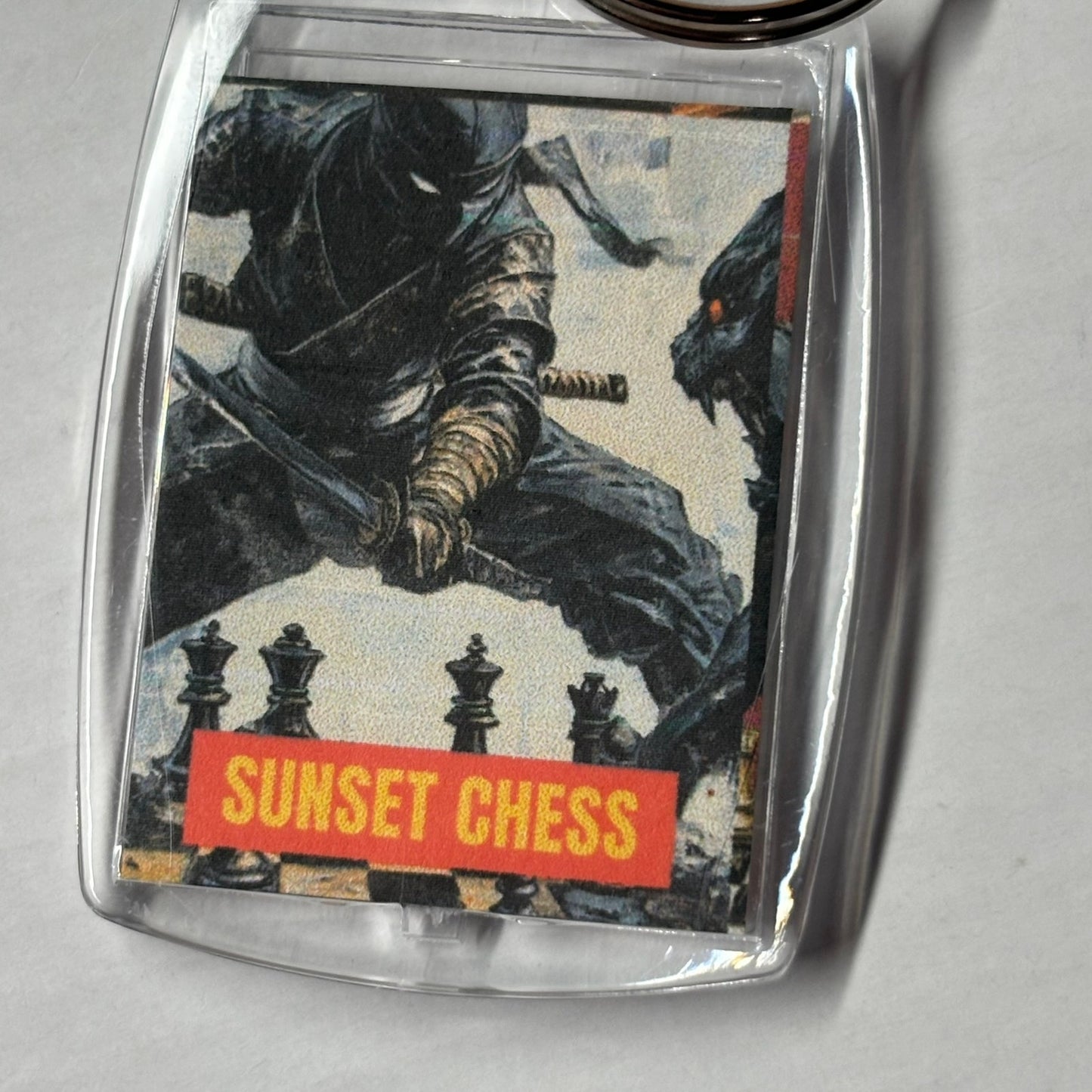 Ninja Combat - Chess  Photo Keychain