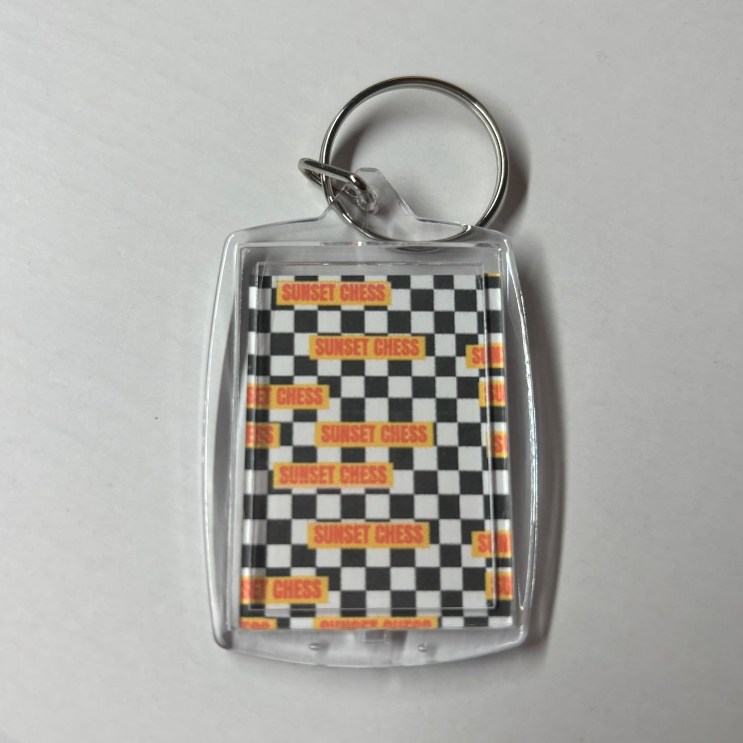 Red King - Chess  Photo Keychain