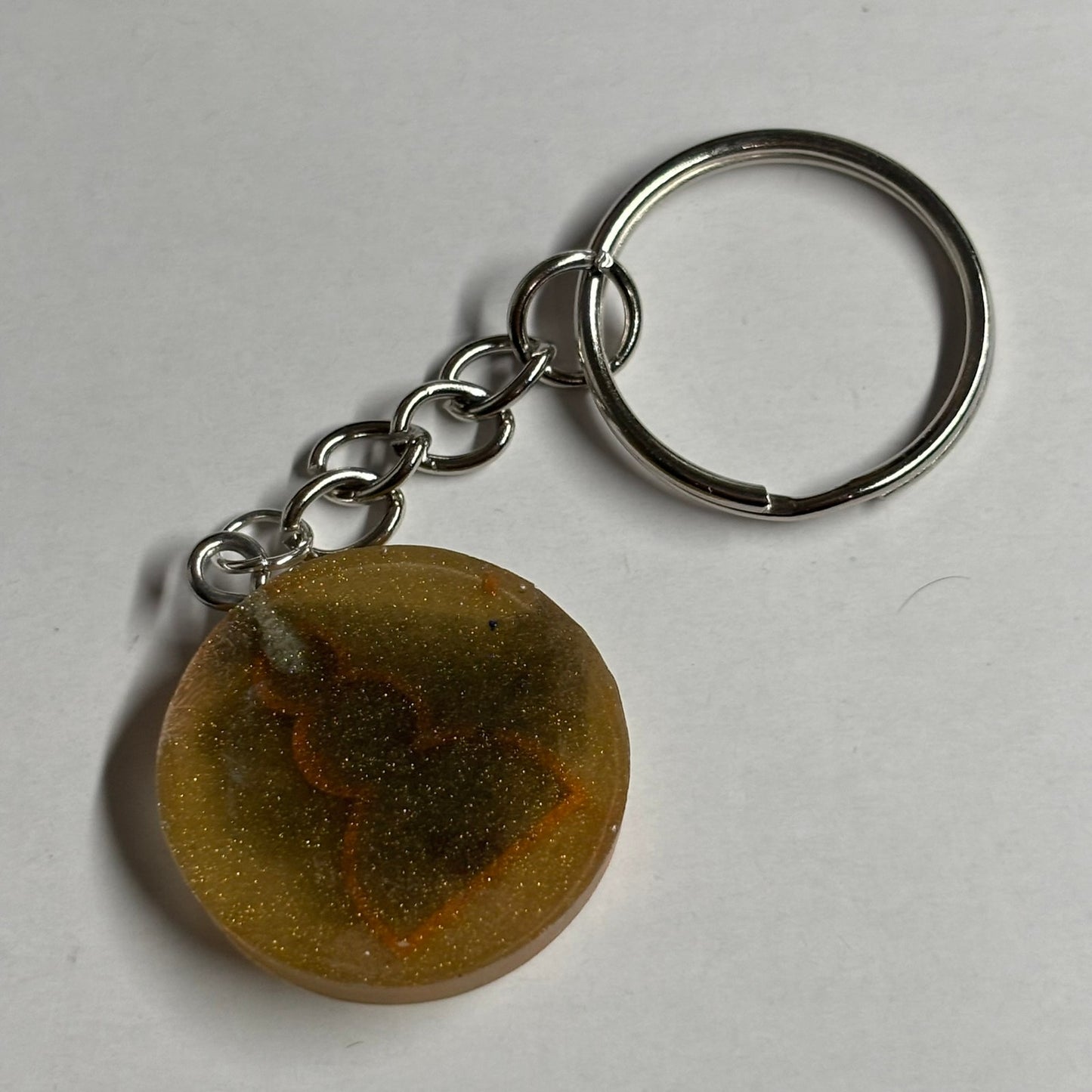 Tanned Orange - Handmade Resin Keychain