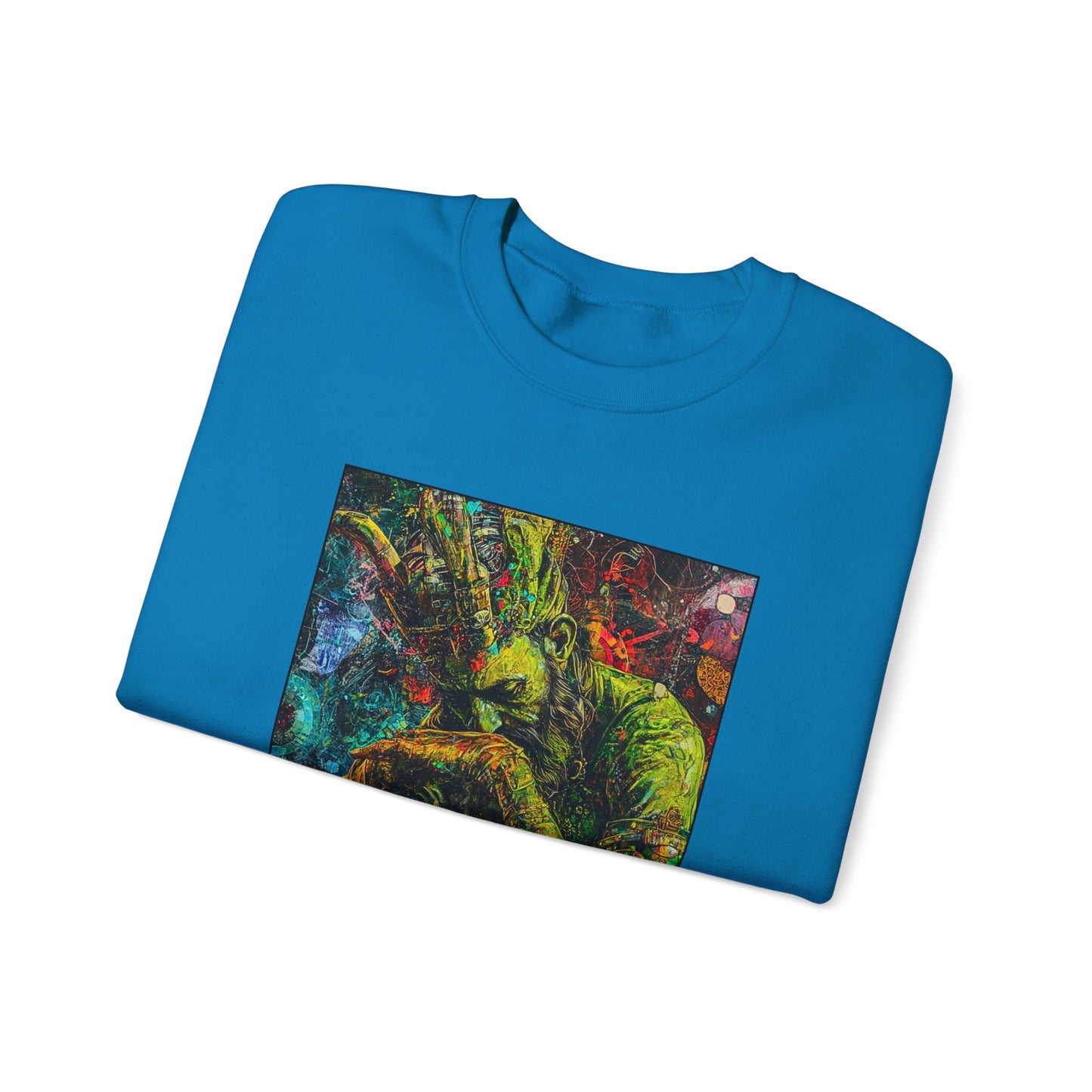 Grass Man - Blue Crewneck Sweater