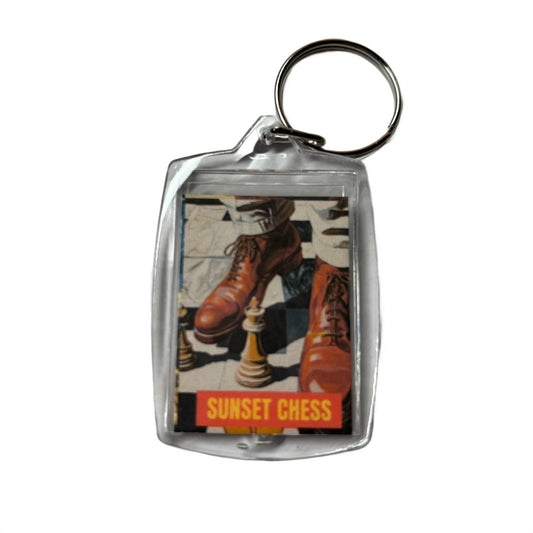 Red Shoes - Chess  Photo Keychain