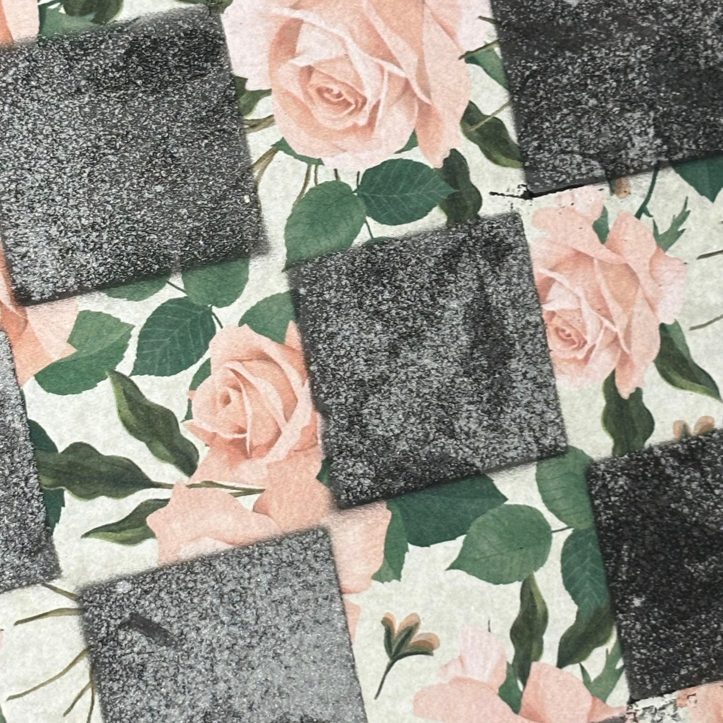 Simplistic Flowers - Scrapbook Chess Board